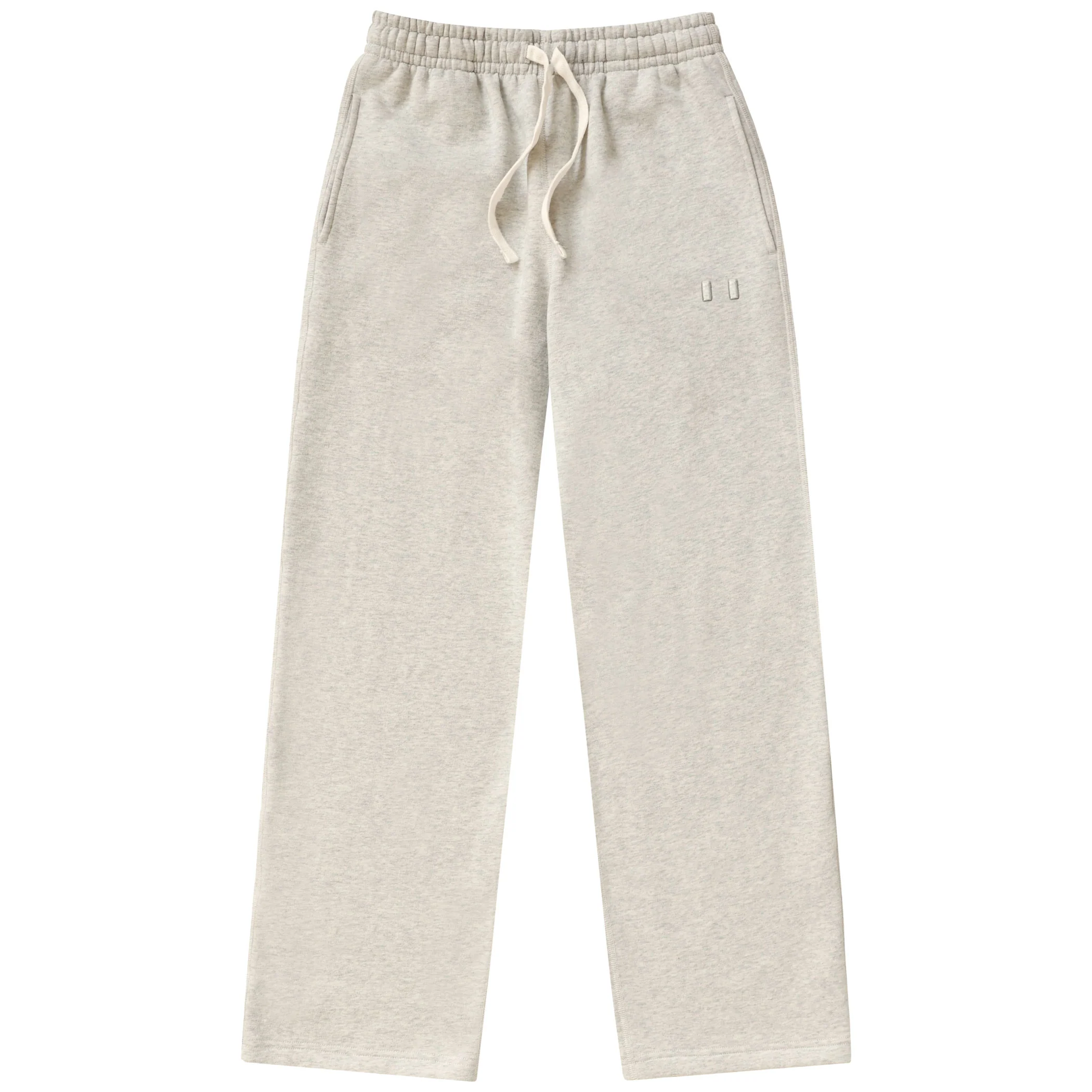 Flag Fleece Wide Leg Sweatpant Eggshell - Unisex