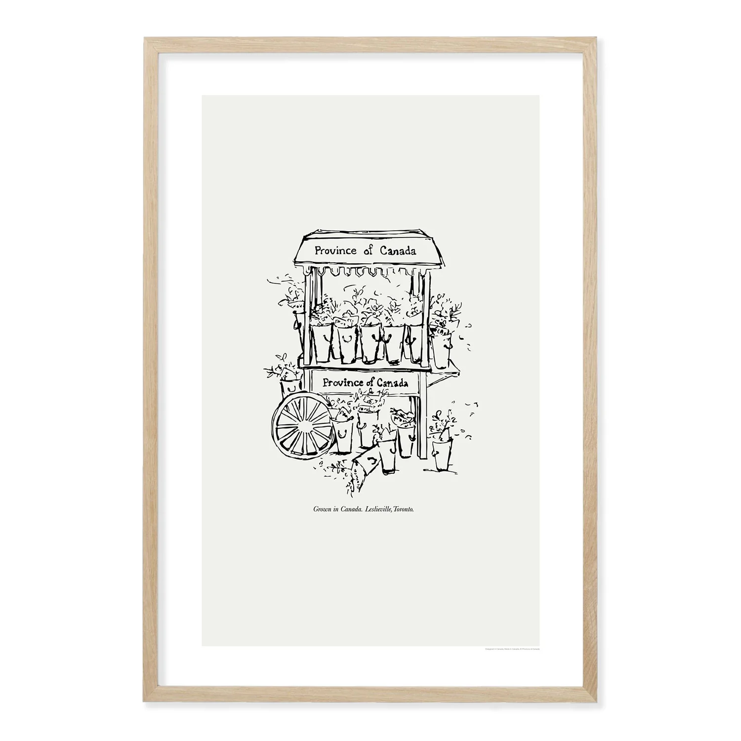 Floral Cart Print