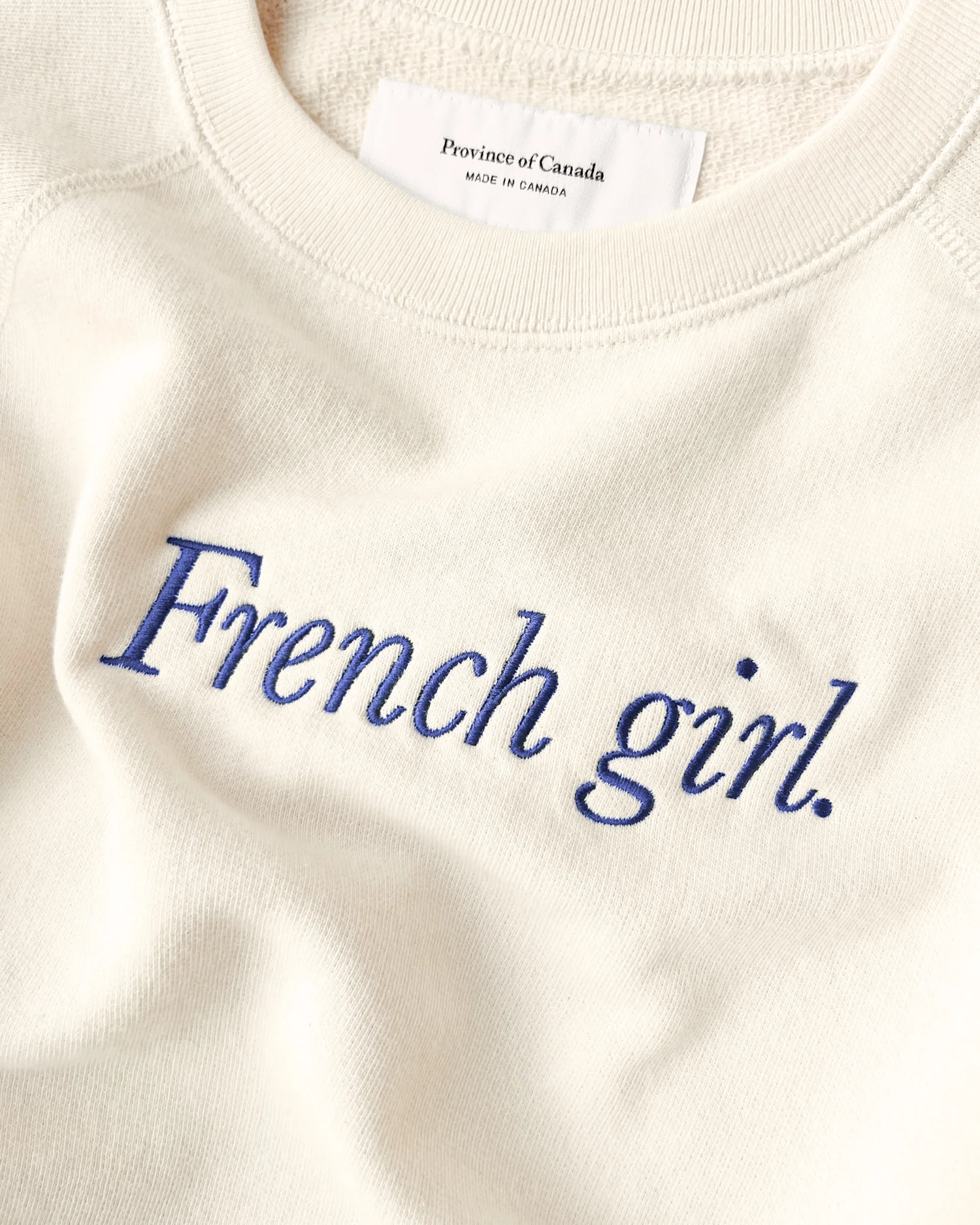 French Girl Sweater Natural - Unisex - Image 4