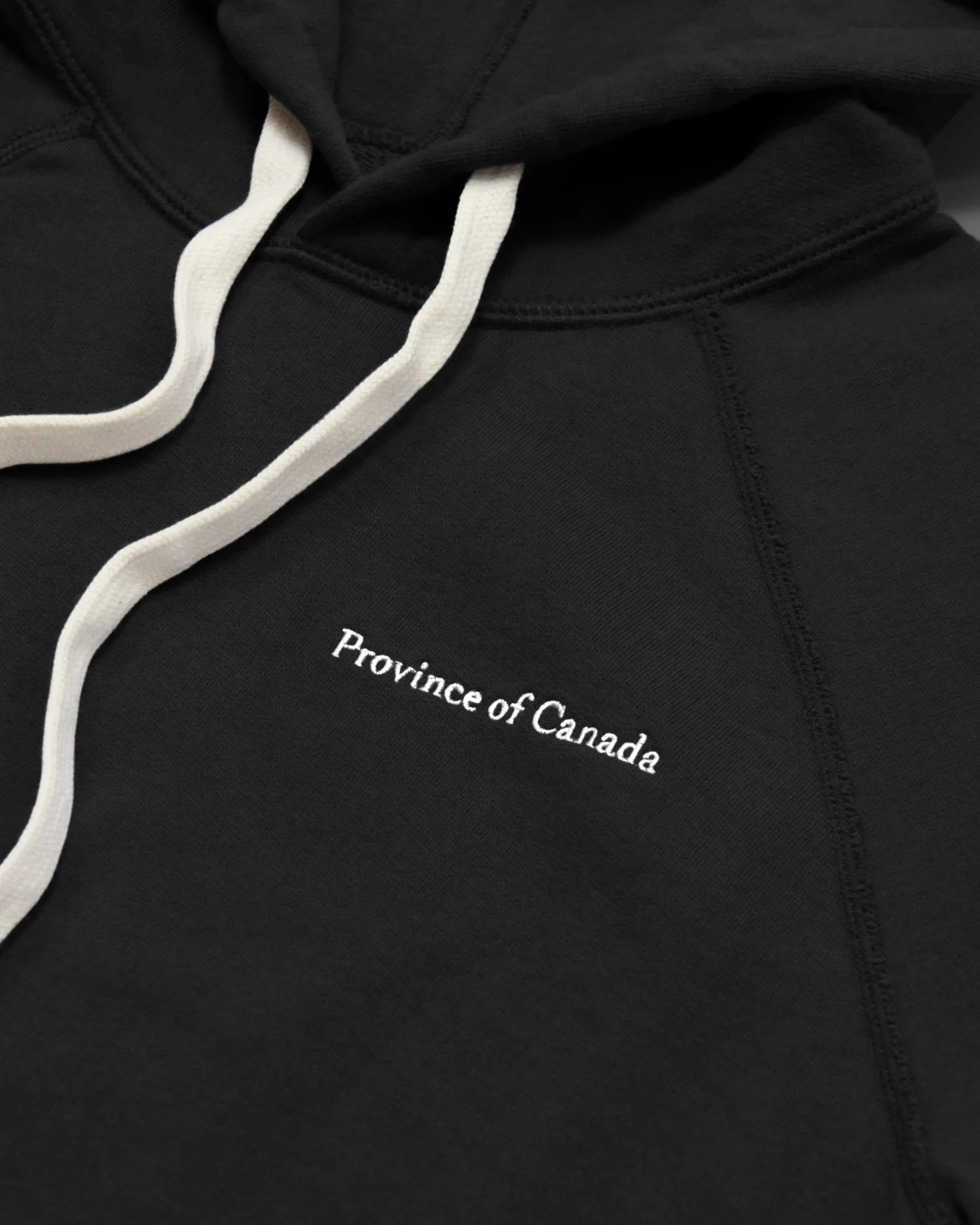 French Terry Hoodie Black - Unisex - Image 10