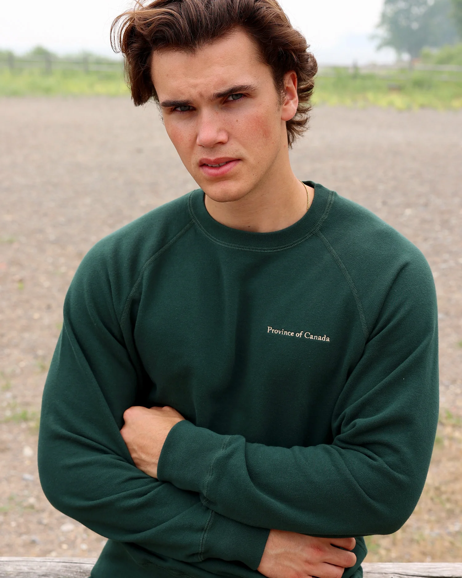 French Terry Sweatshirt Forest - Unisex - Image 7
