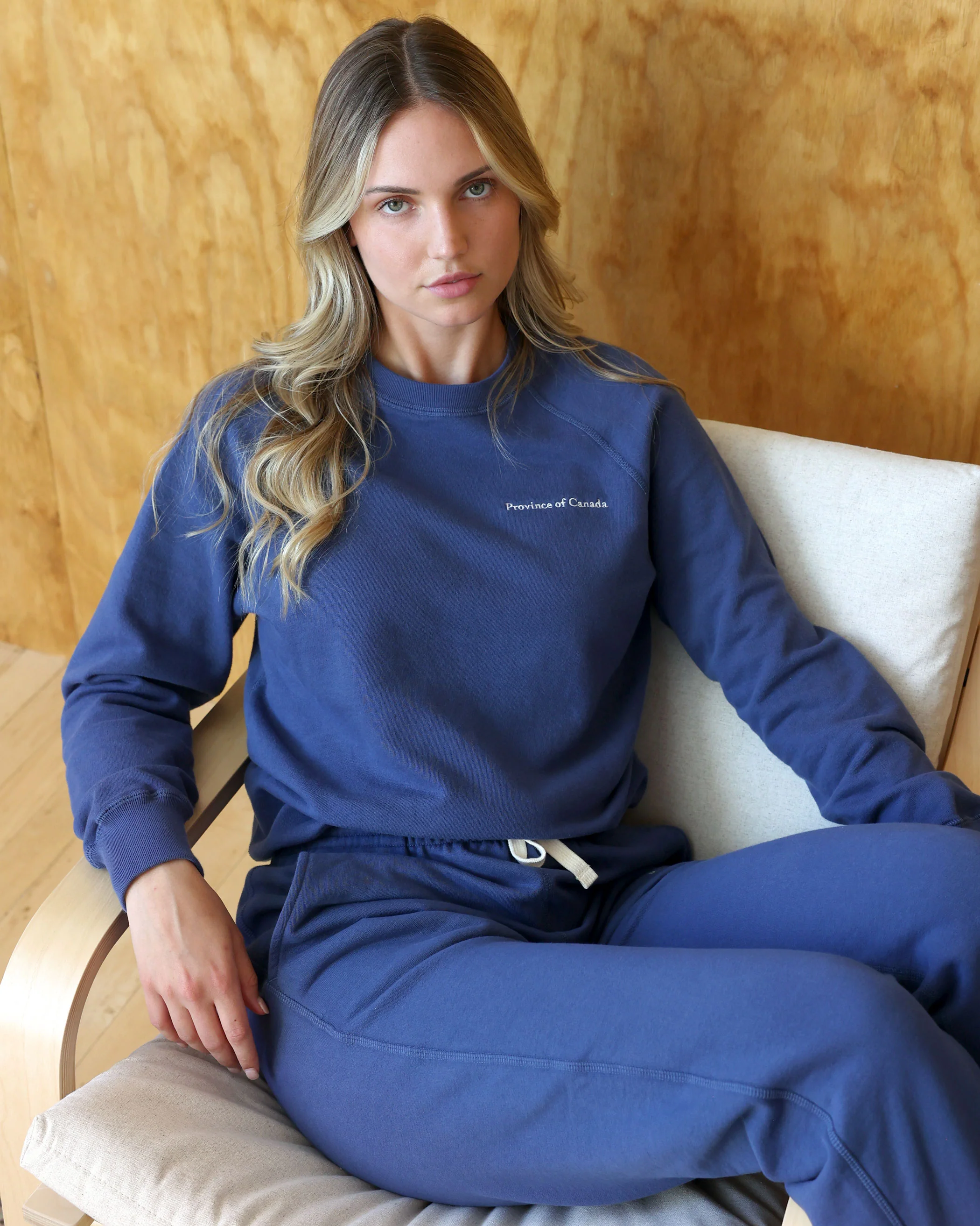 French Terry Sweatshirt French Blue- Unisex - Image 3
