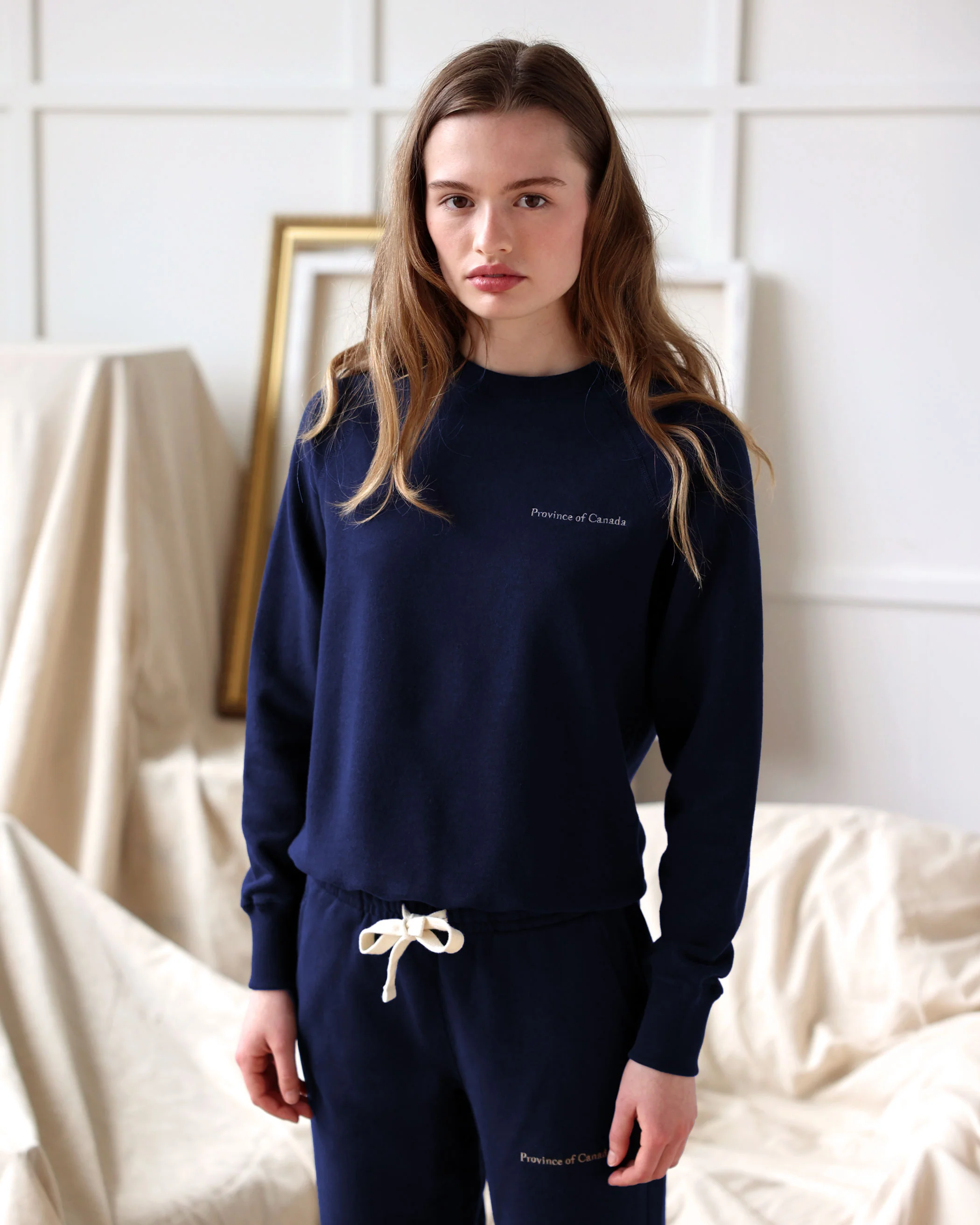 French Terry Sweatshirt Navy - Unisex - Image 3