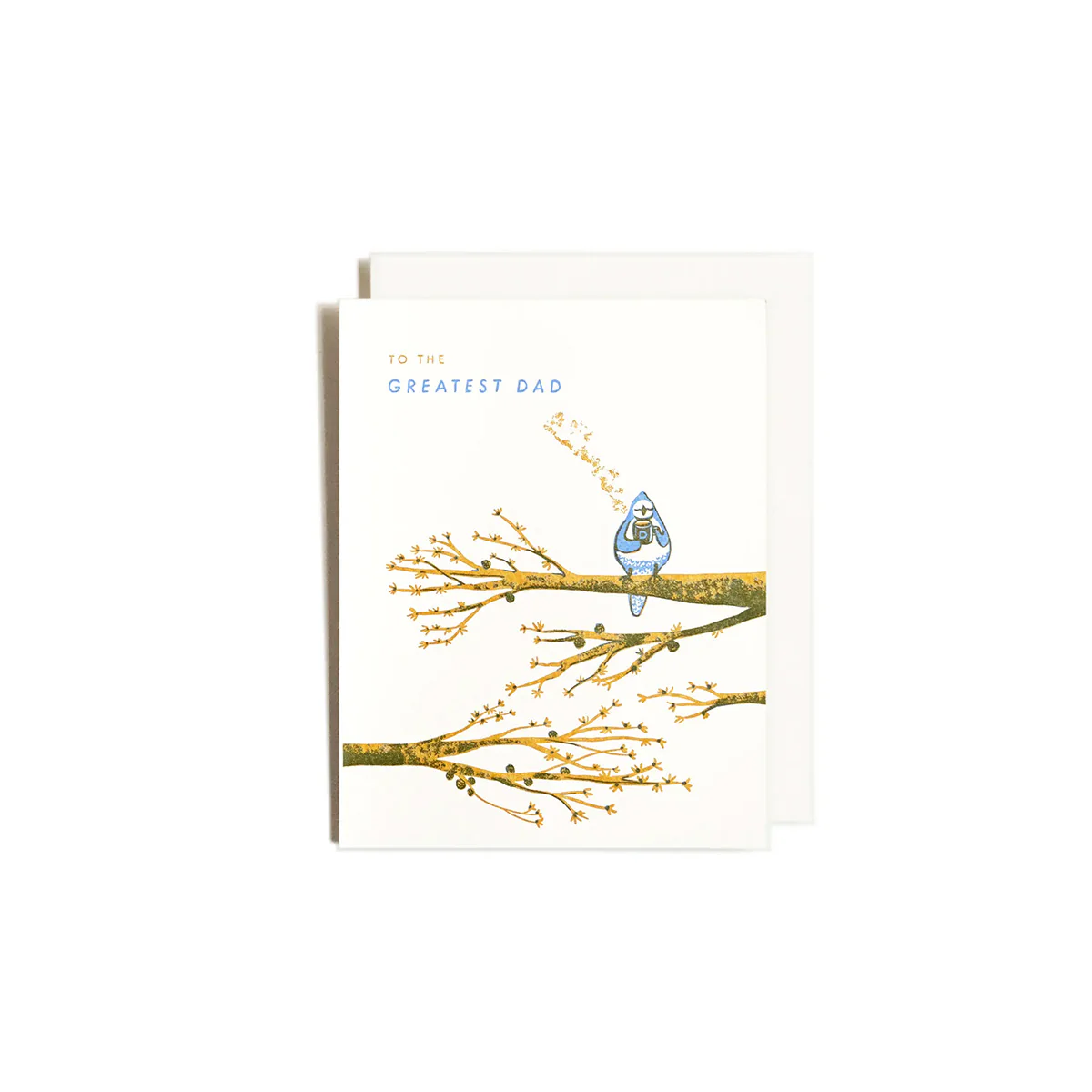 Greatest Dad Bird Greeting Card