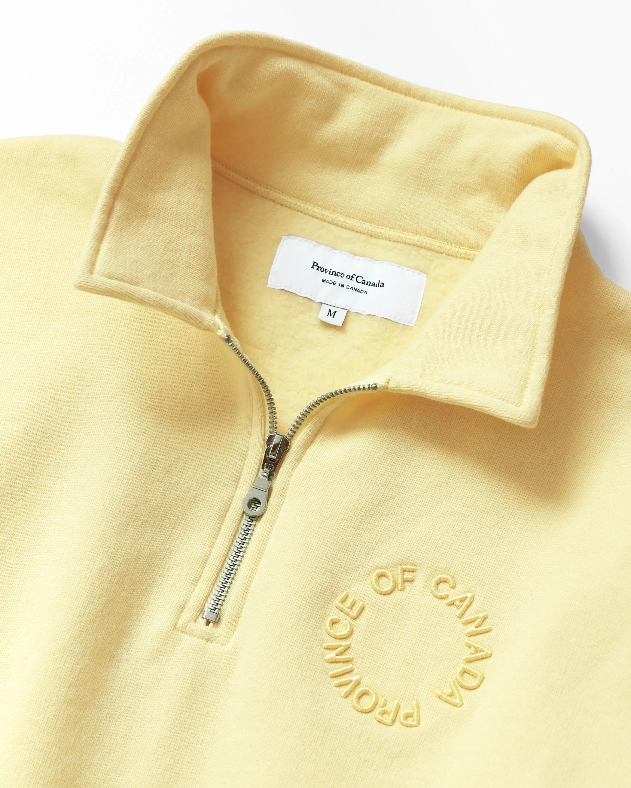 Half Zip Fleece Sweatshirt Butter - Unisex - Image 3