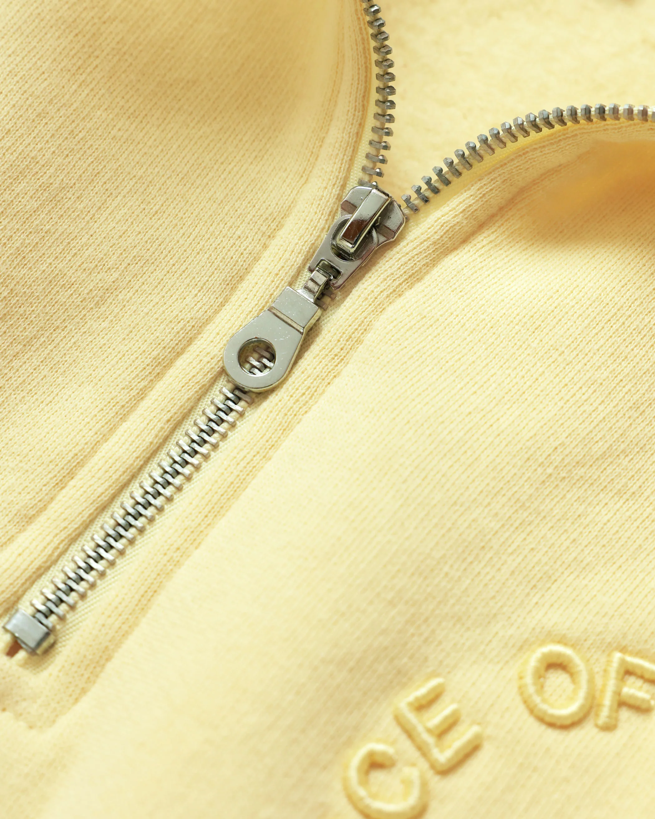 Half Zip Fleece Sweatshirt Butter - Unisex - Image 5