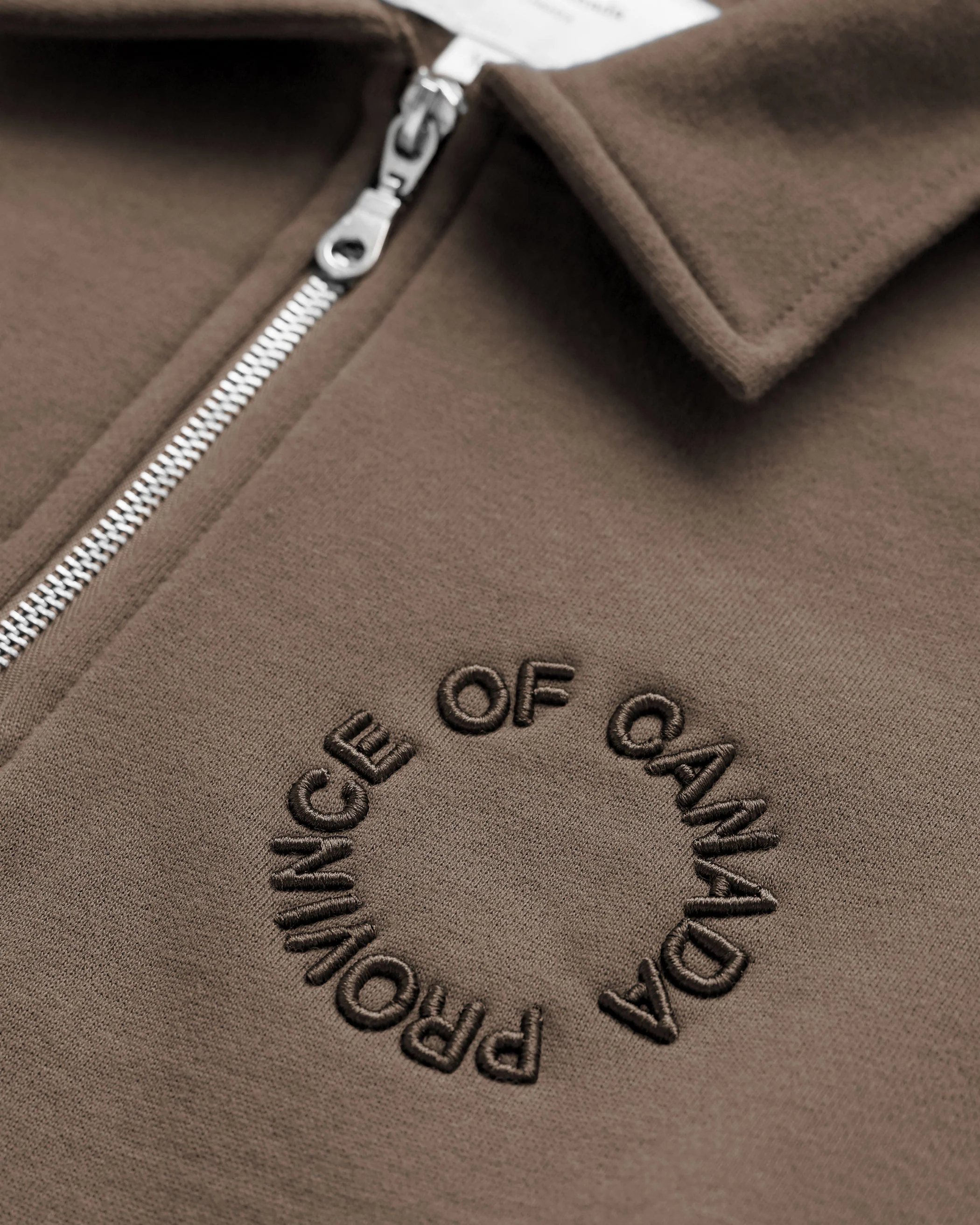 Half Zip Fleece Sweatshirt Chestnut - Unisex - Image 5