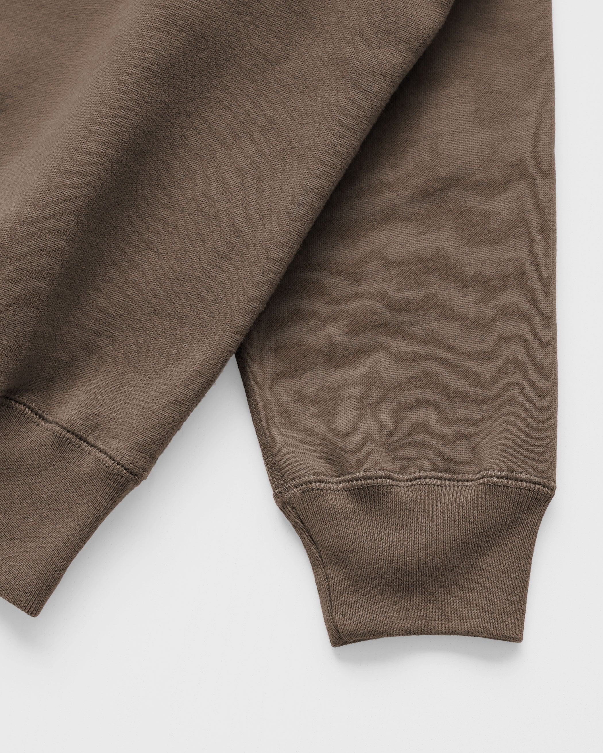 Half Zip Fleece Sweatshirt Chestnut - Unisex - Image 7