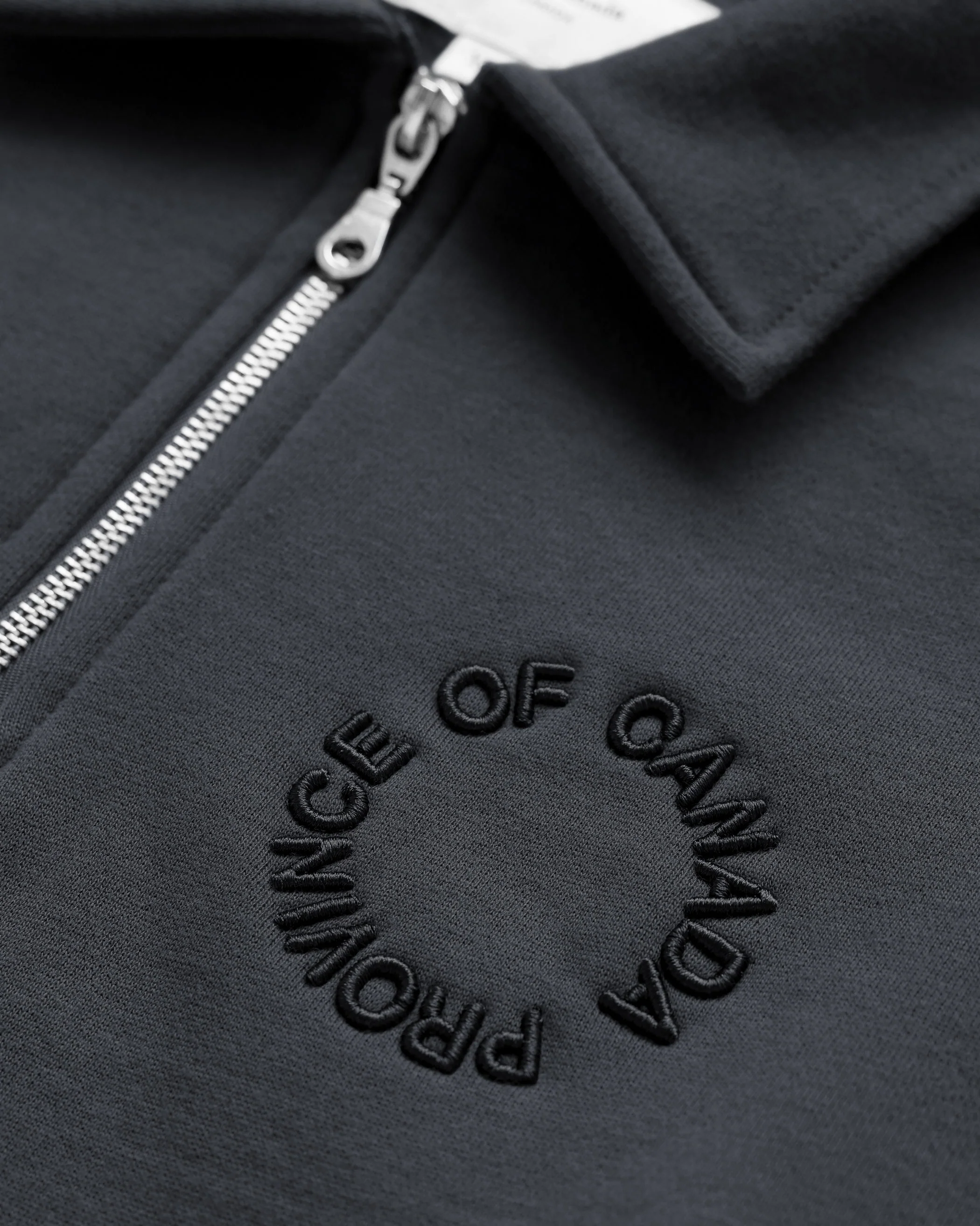 Half Zip Fleece Sweatshirt Coal - Unisex - Image 5