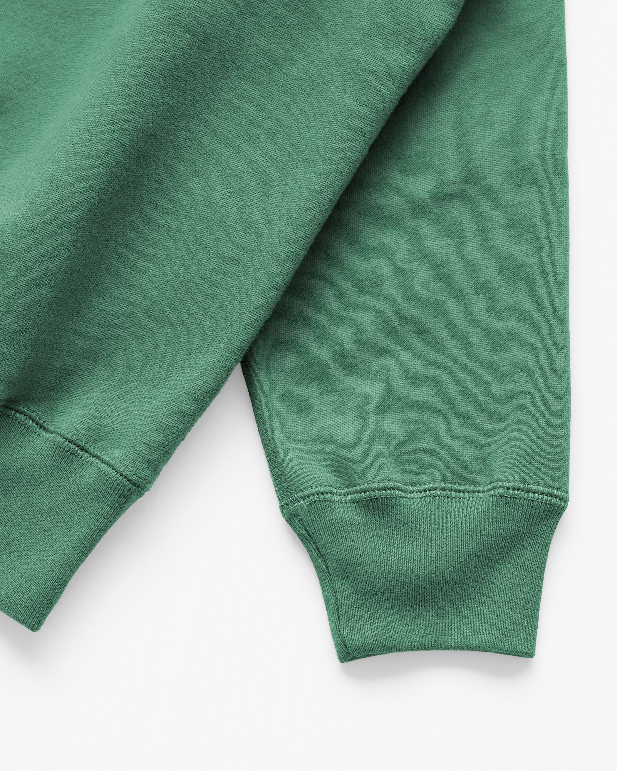 Half Zip Fleece Sweatshirt Green - Unisex - Image 6