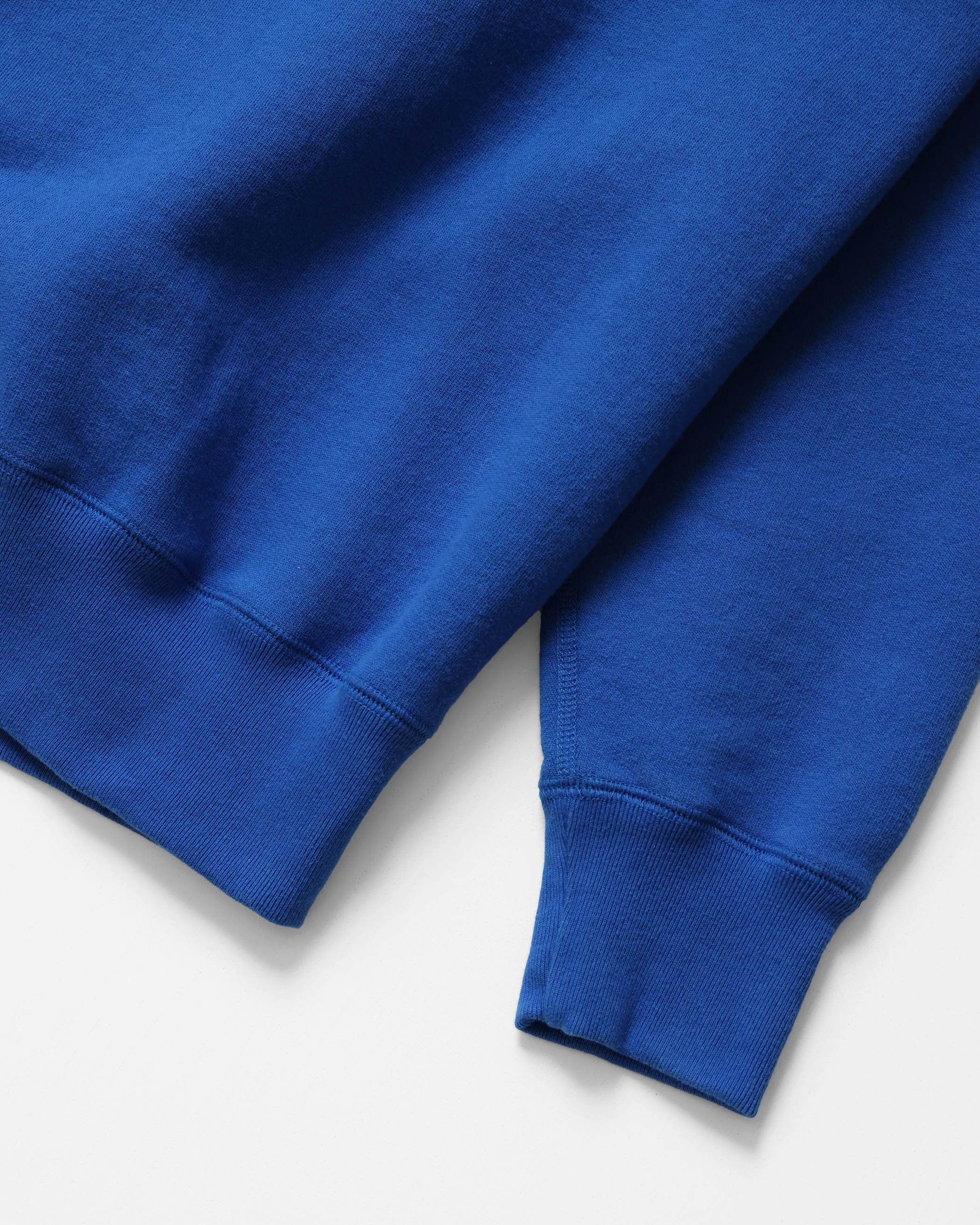 Half Zip Fleece Sweatshirt Royal - Unisex - Image 7