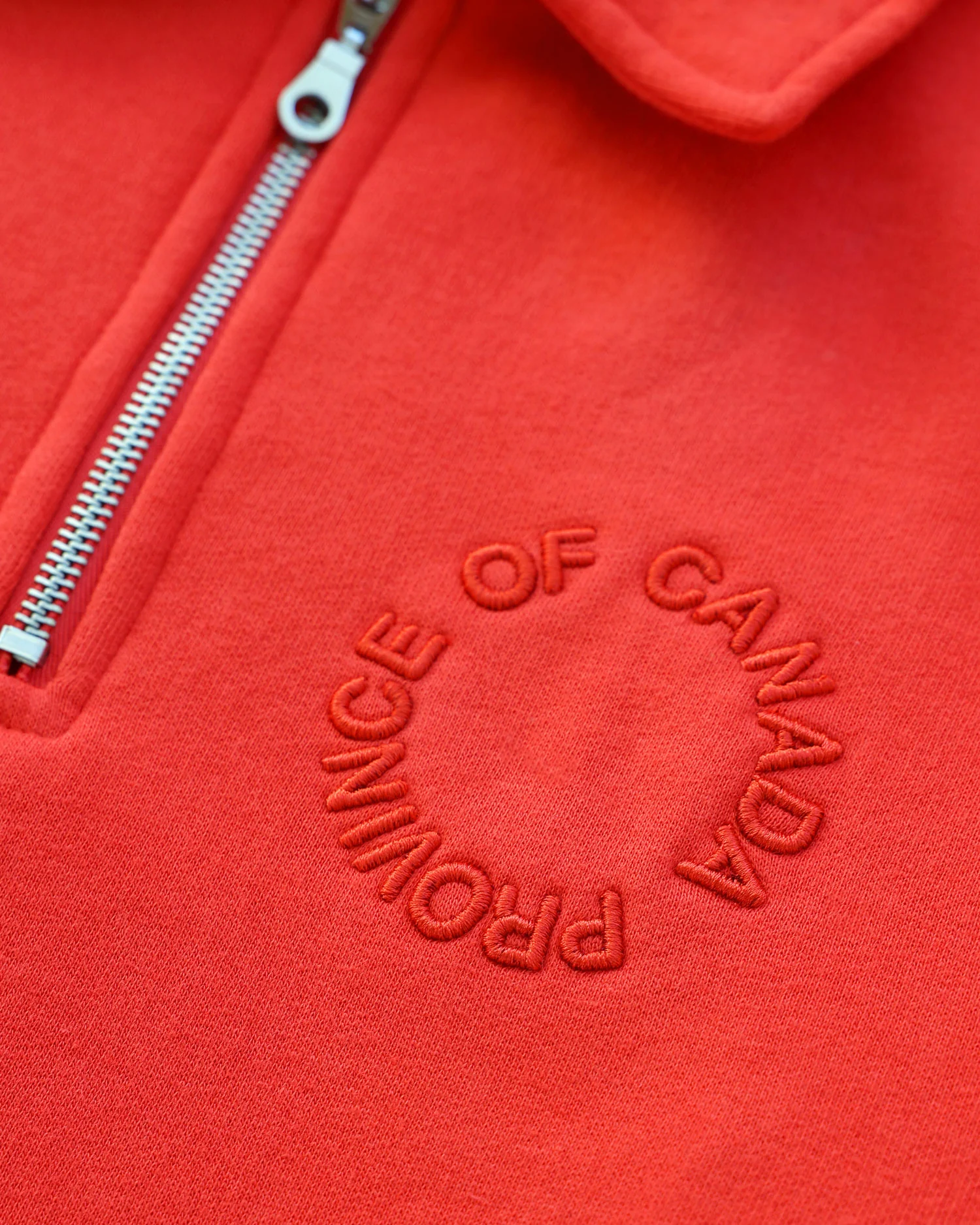 Half Zip Fleece Sweatshirt Tart - Unisex - Image 5