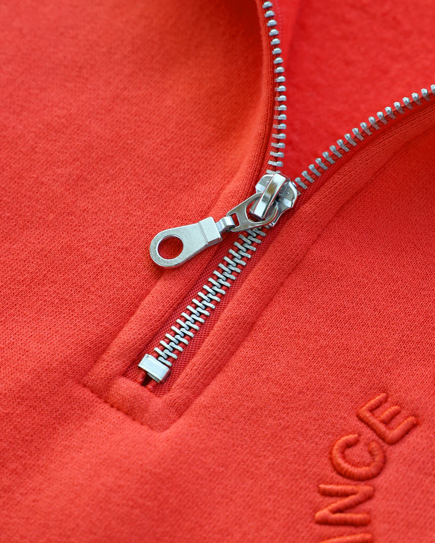 Half Zip Fleece Sweatshirt Tart - Unisex - Image 6