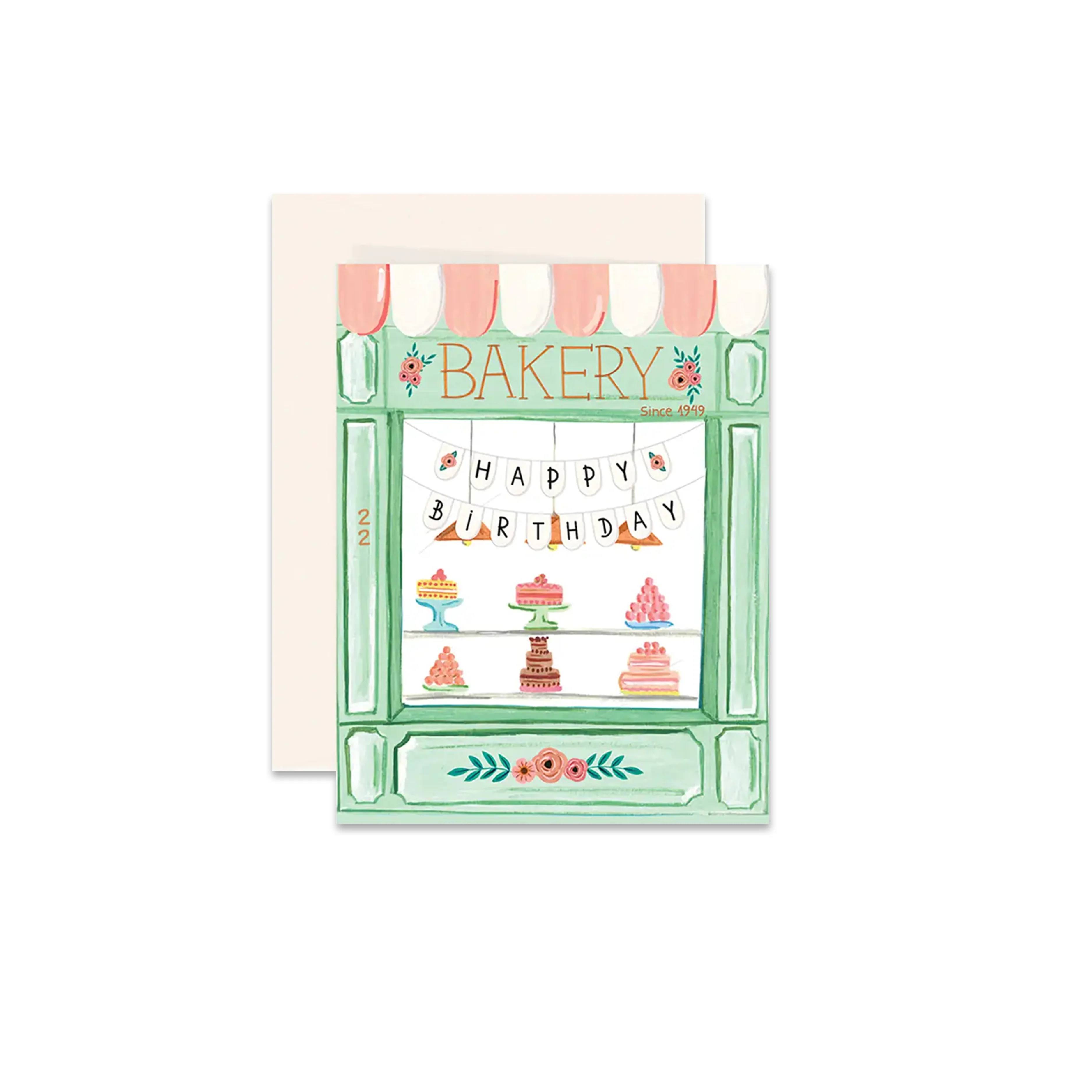 Happy Birthday Bakery Greeting Card