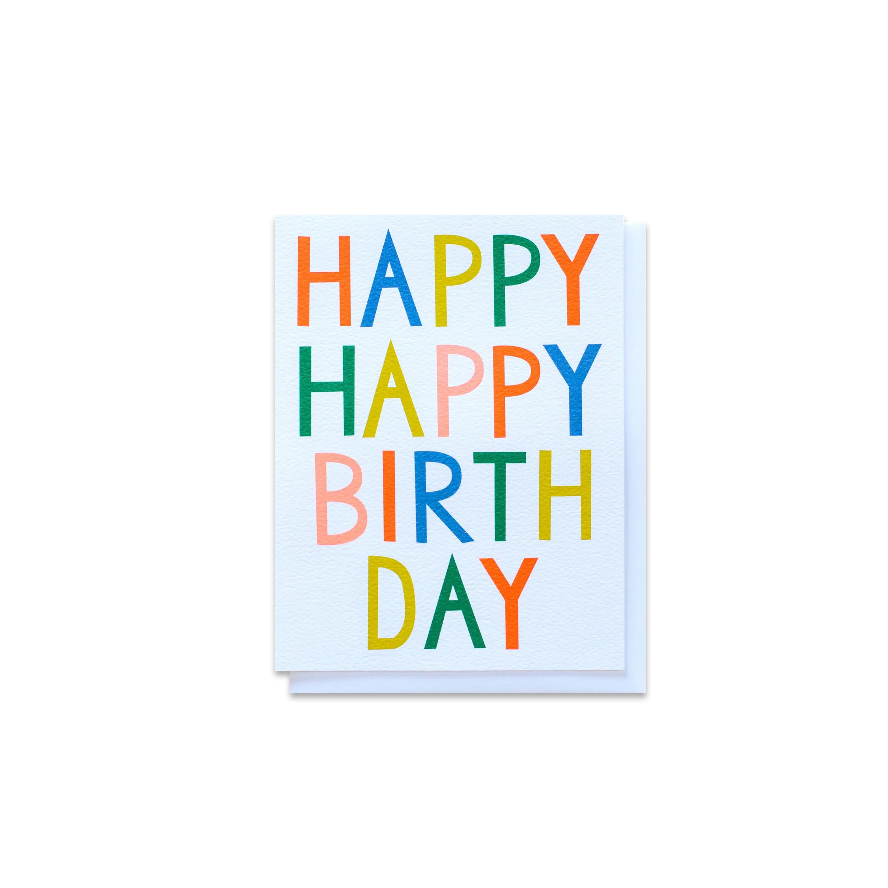Happy Happy Birthday Greeting Card