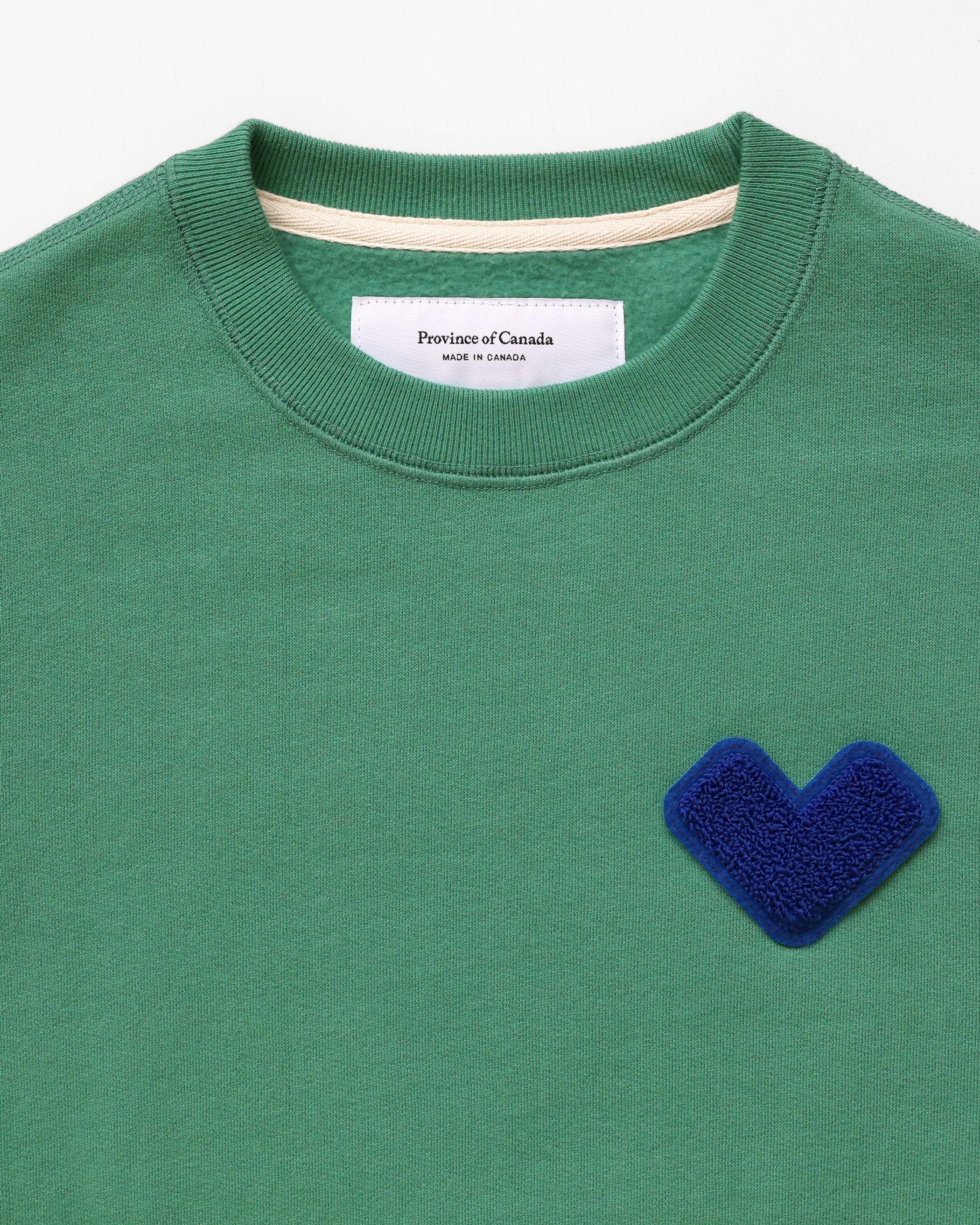 Heart Sweatshirt Green - Unisex - Image 3