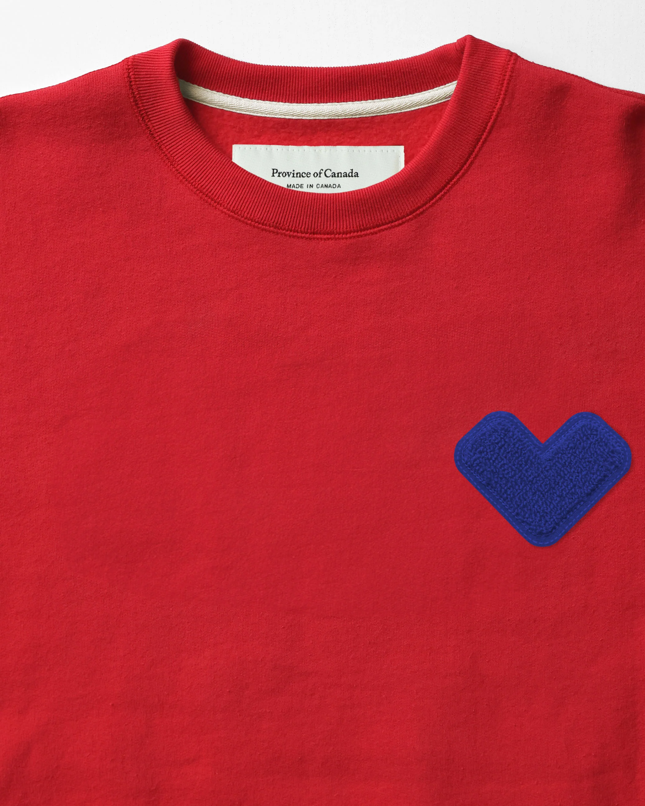 Heart Sweatshirt Red - Unisex - Image 4