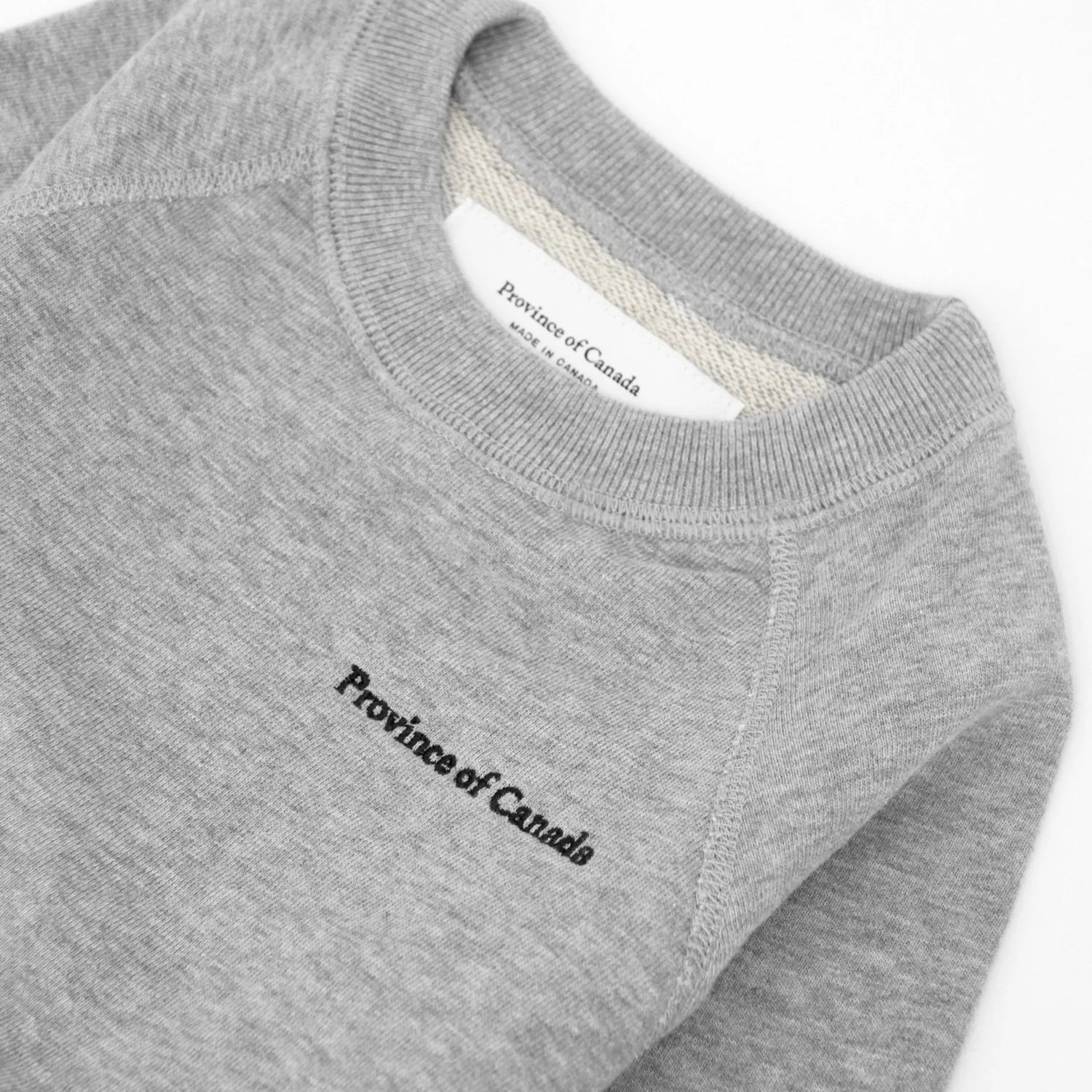 Kids French Terry Sweatshirt Heather Grey - Unisex - Image 3