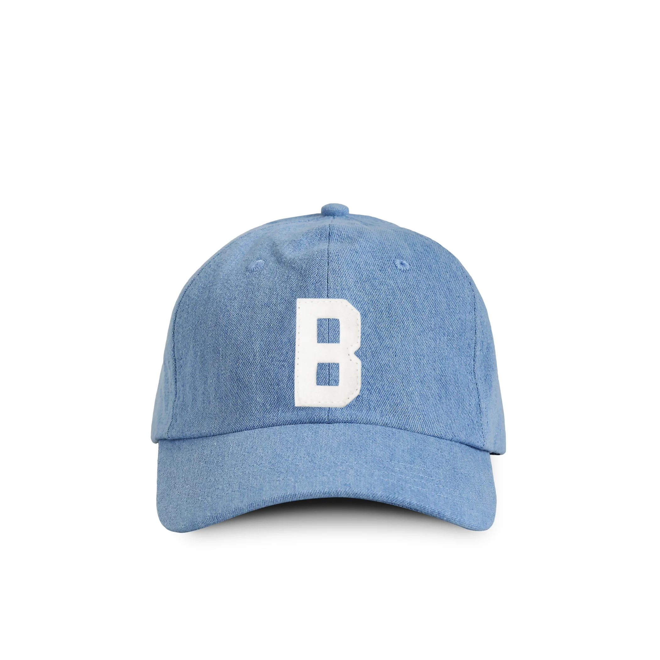Kids Letter B Baseball Hat Denim