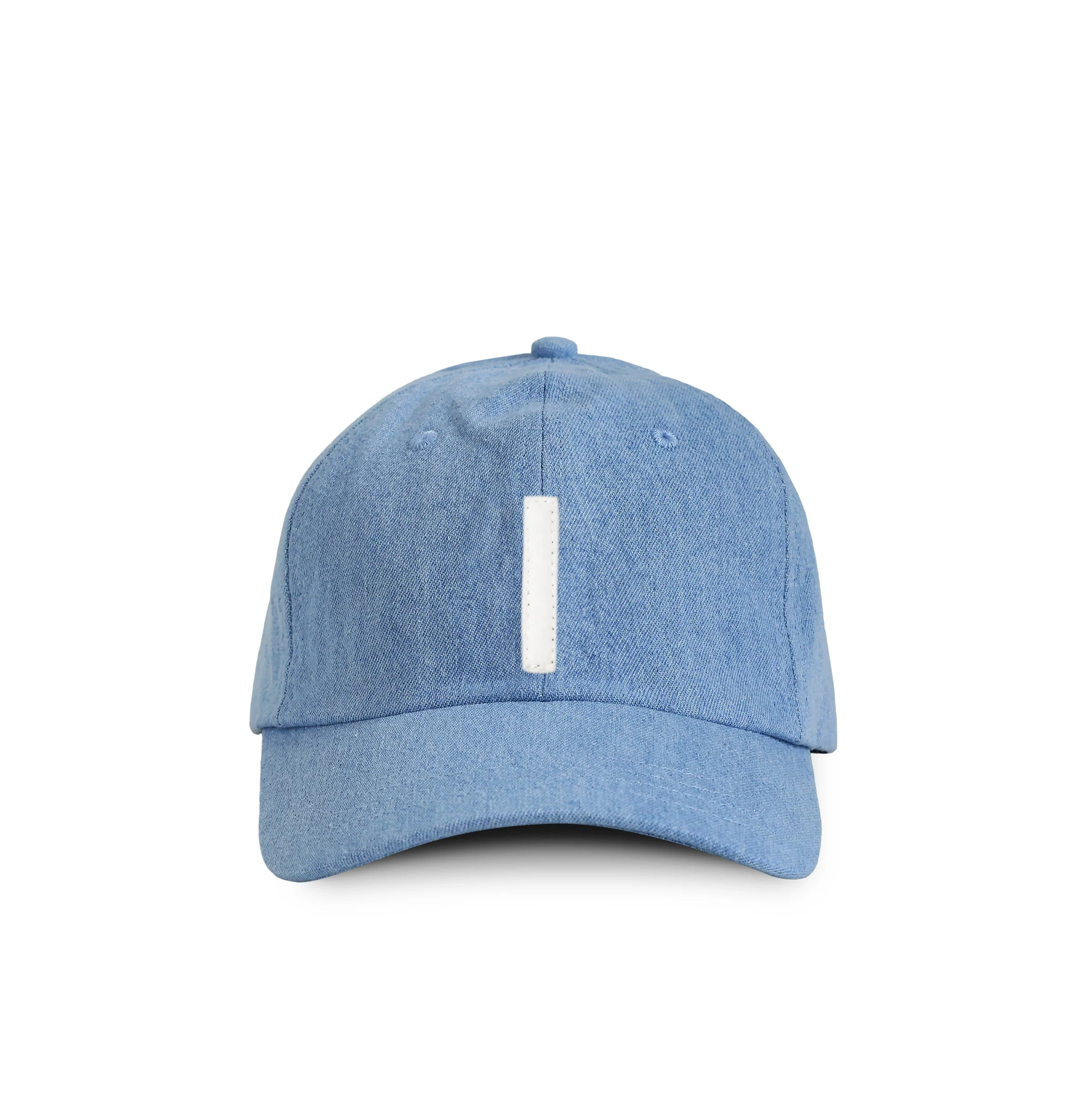 Kids Letter I Baseball Hat Denim
