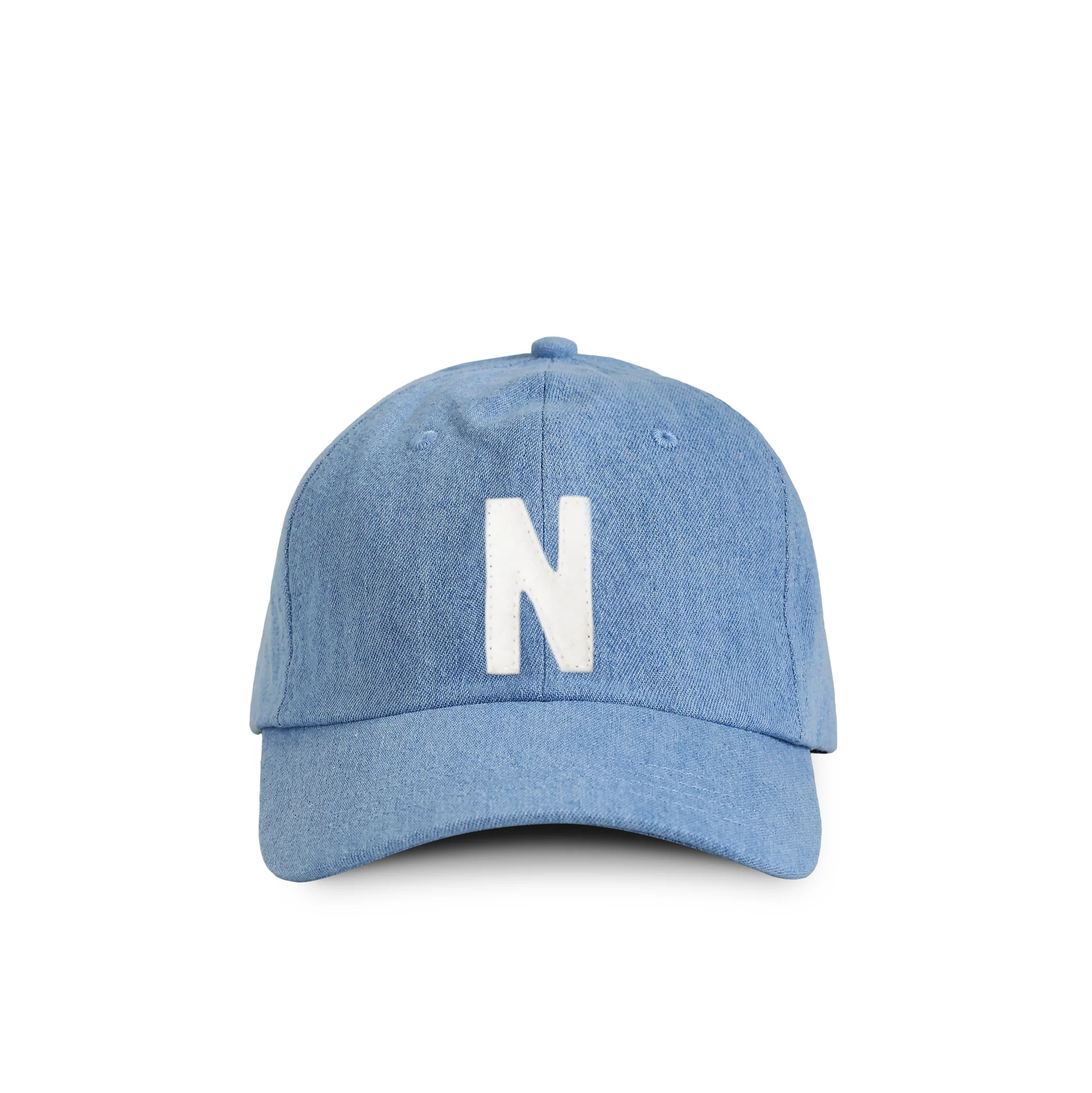Kids Letter N Baseball Hat Denim