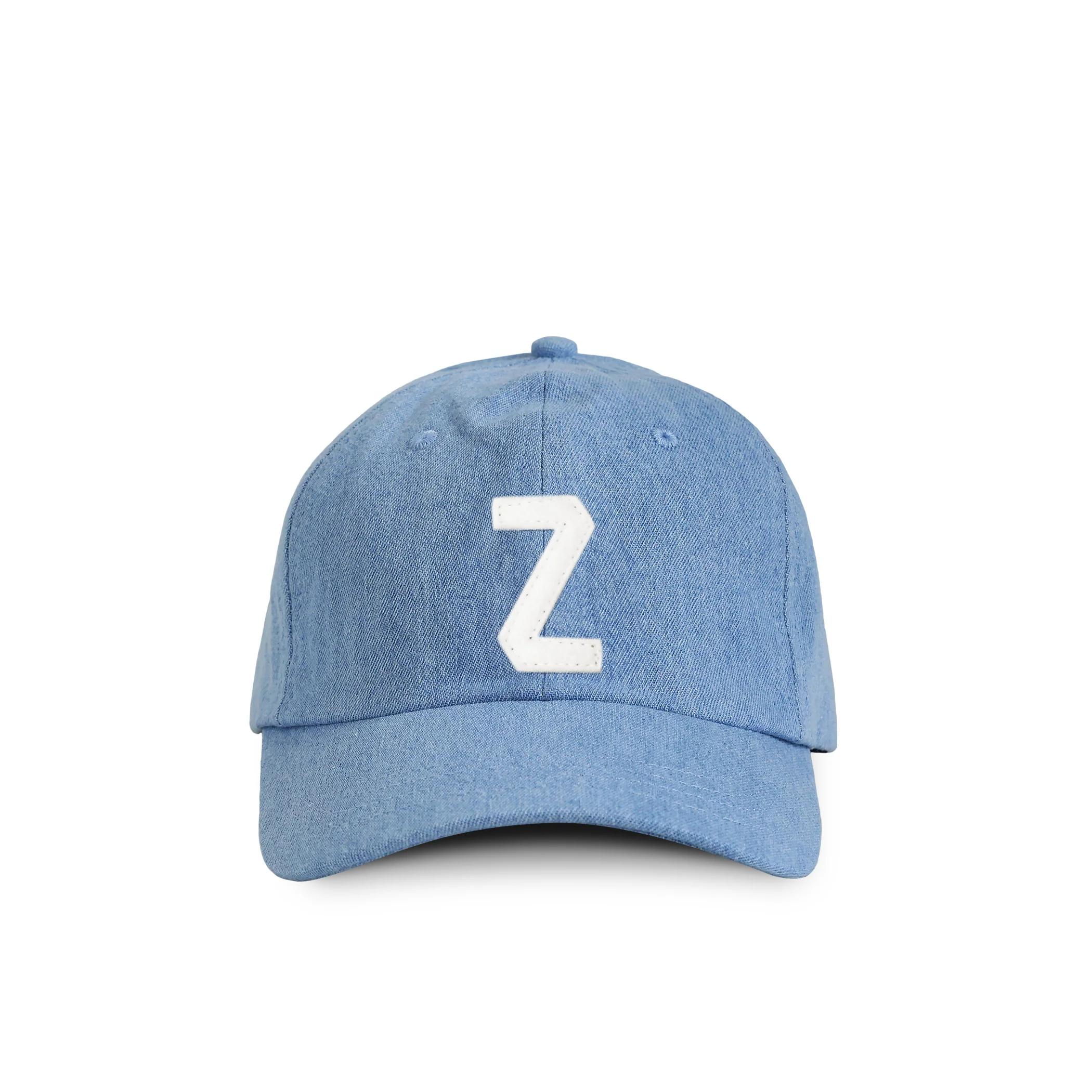 Kids Letter Z Baseball Hat Denim