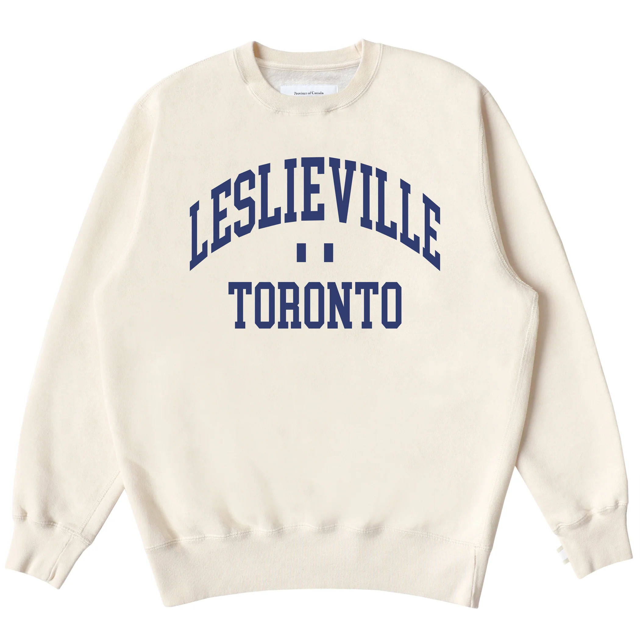 Leslieville Fleece Sweatshirt Cream - Unisex