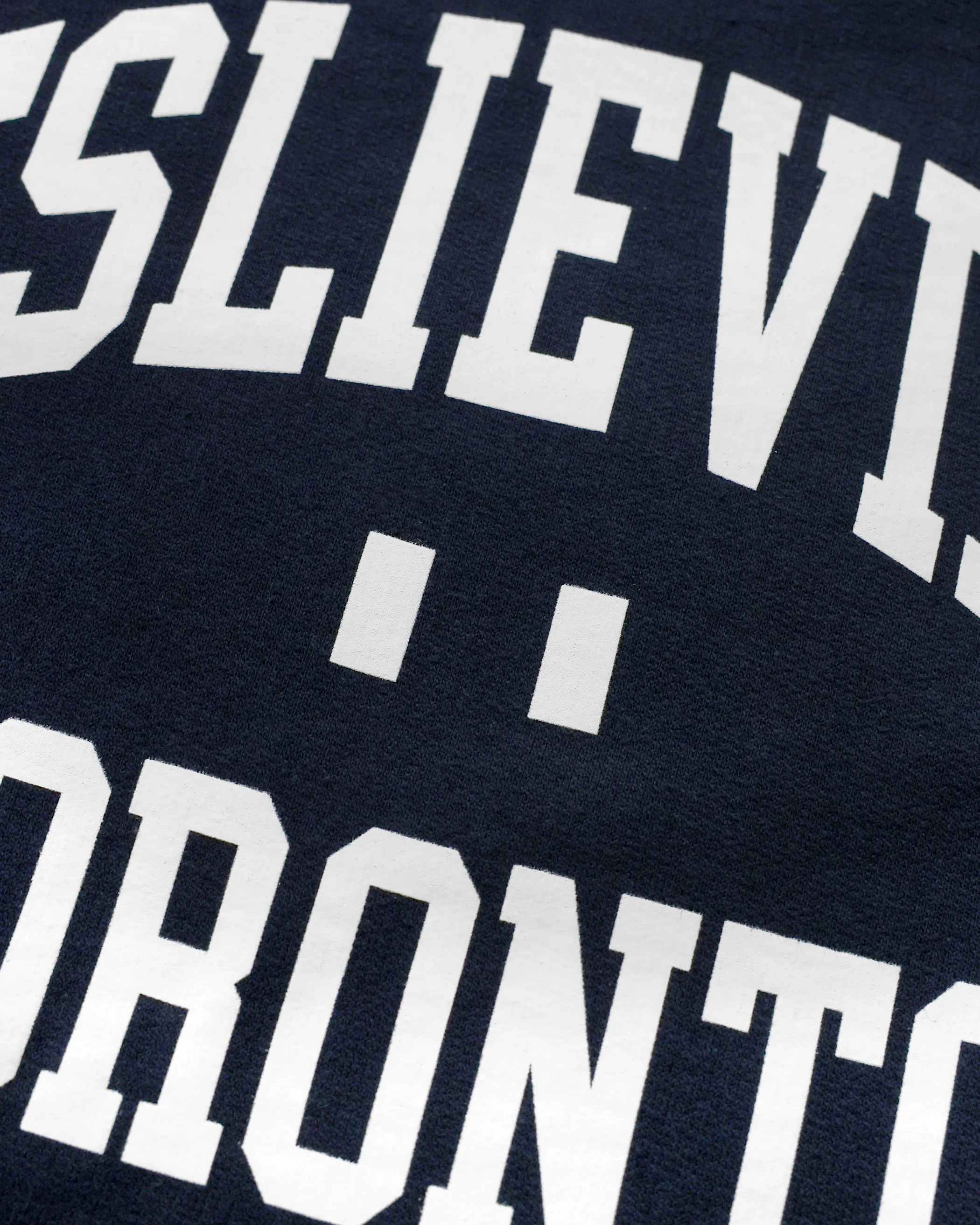 Leslieville Fleece Sweatshirt Navy - Unisex - Image 6