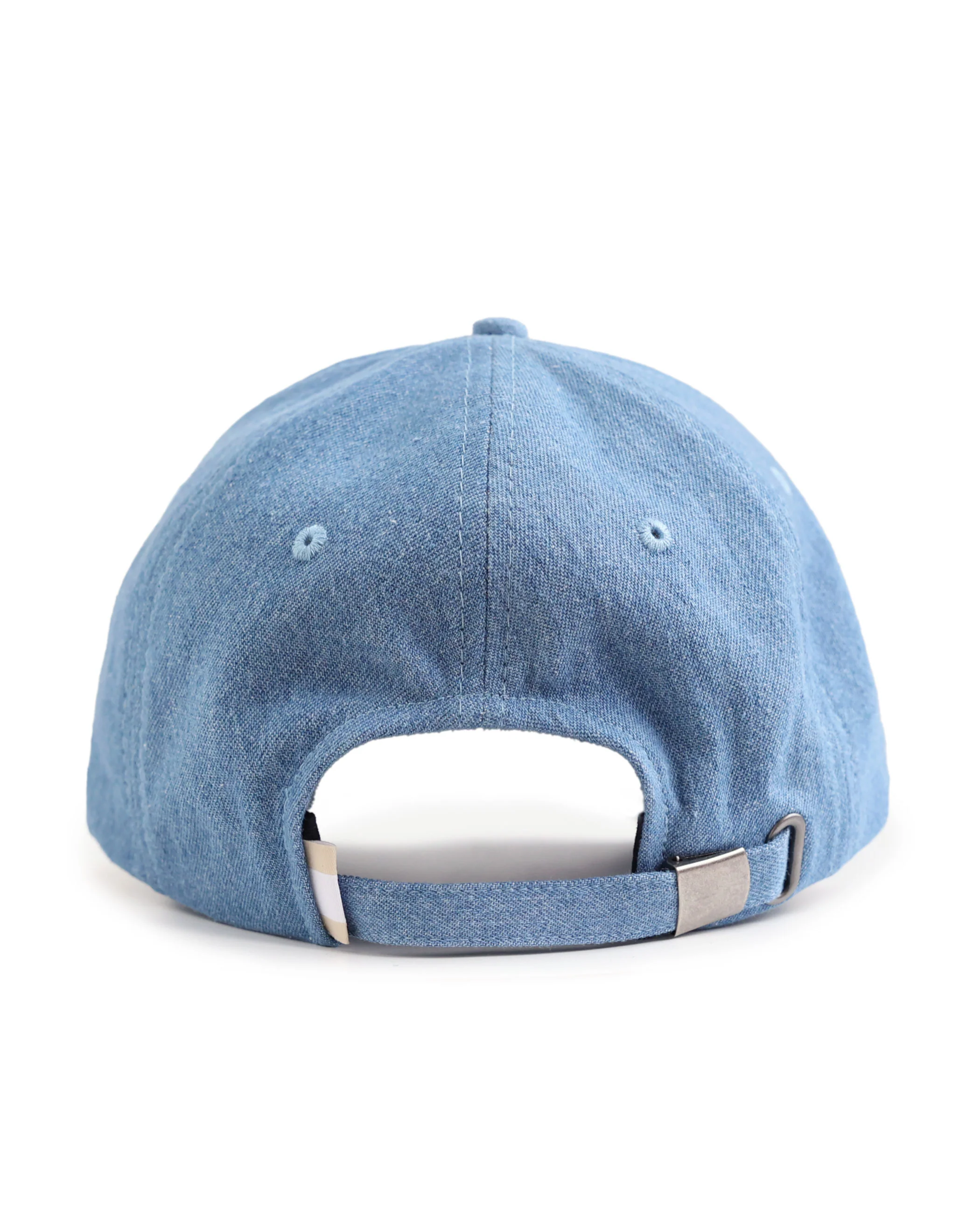 Letter U Baseball Hat Denim - Image 2