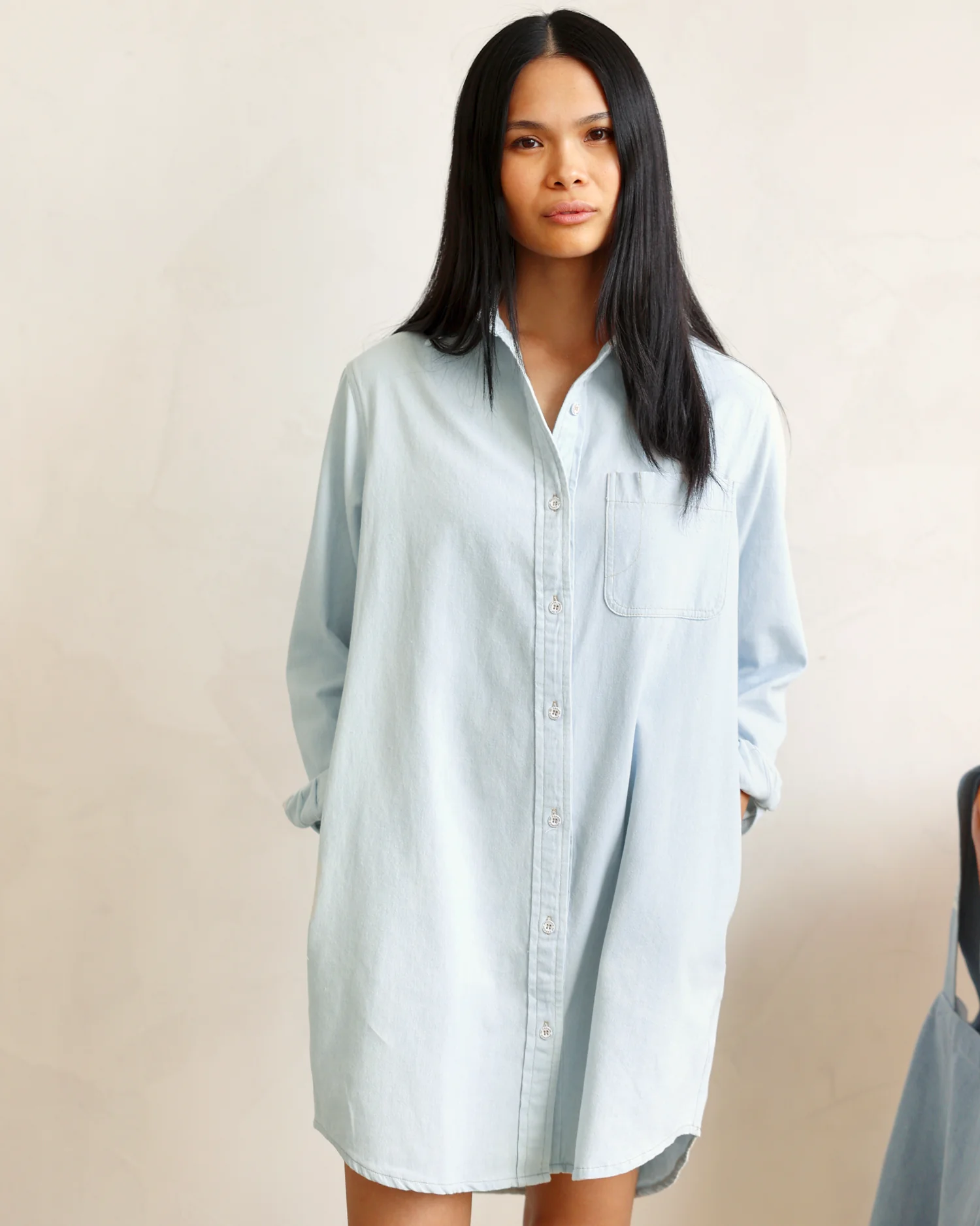 Light Wash Denim Dress - Image 3