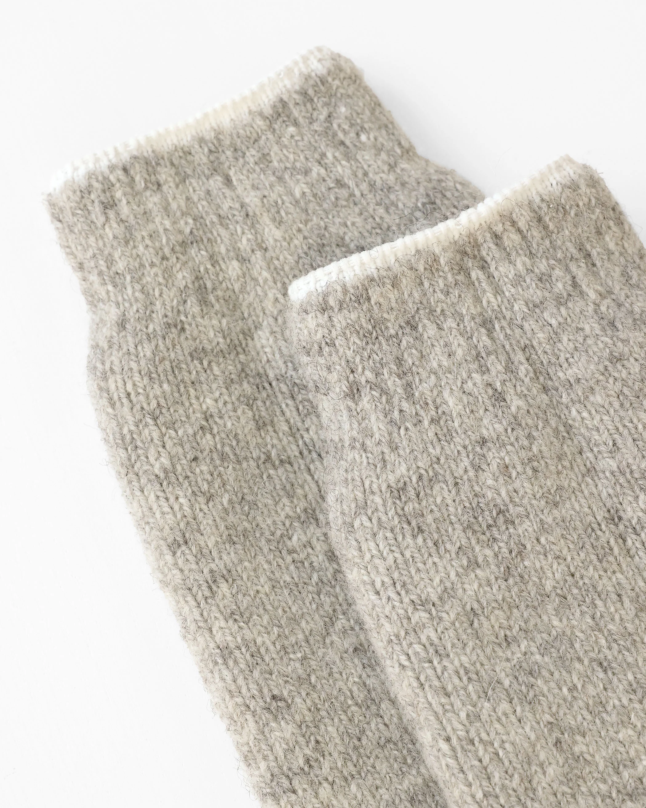 Long Slipper Sock Natural - Image 4
