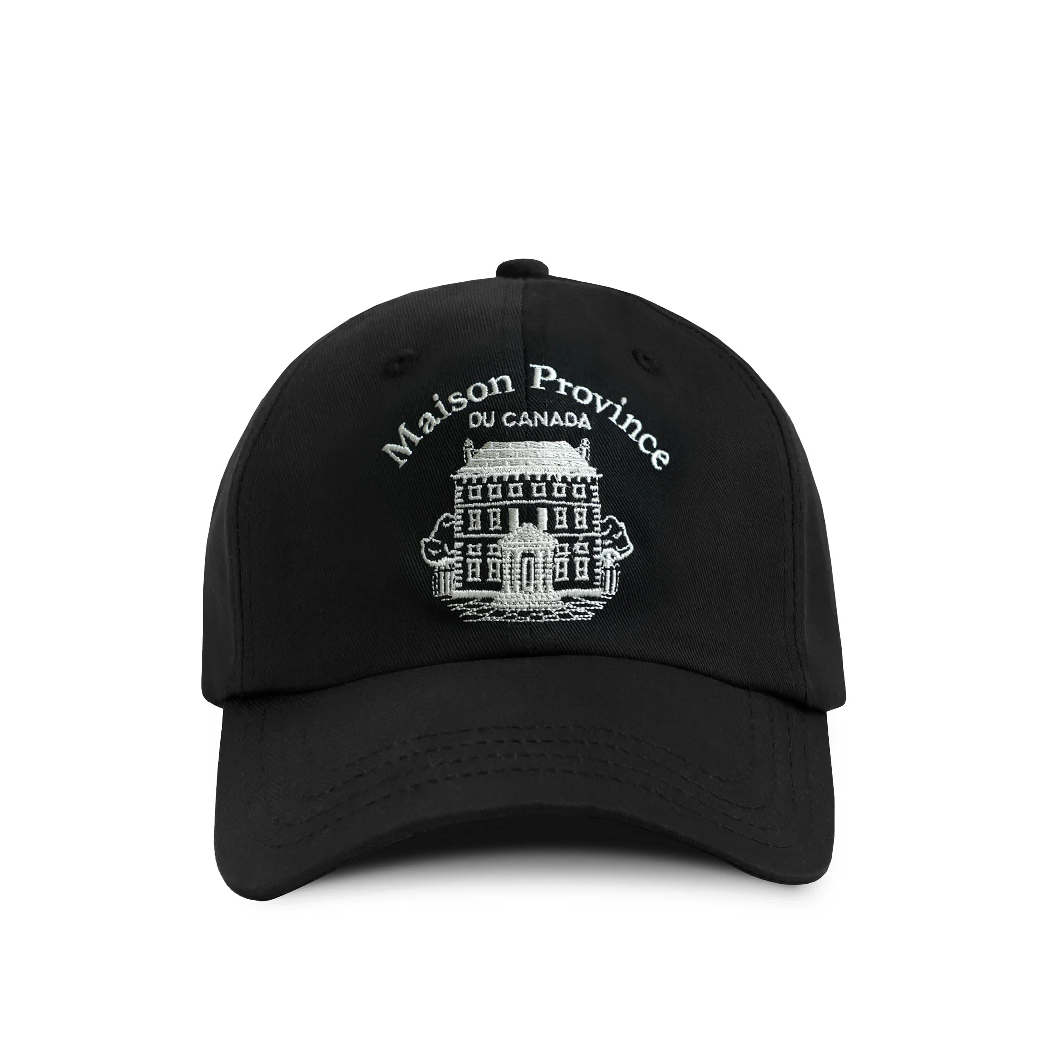 Maison Baseball Hat Black