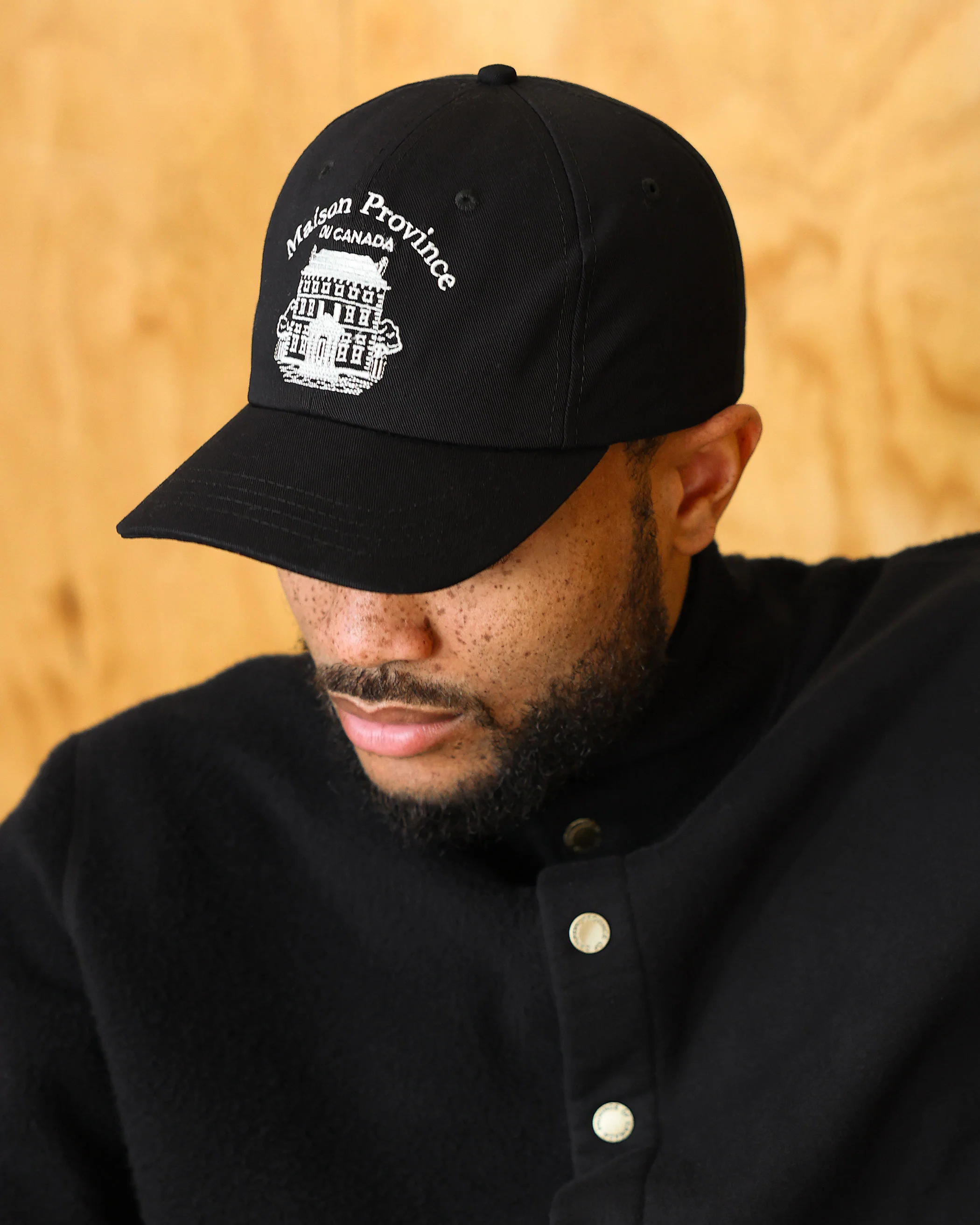 Maison Baseball Hat Black - Image 2