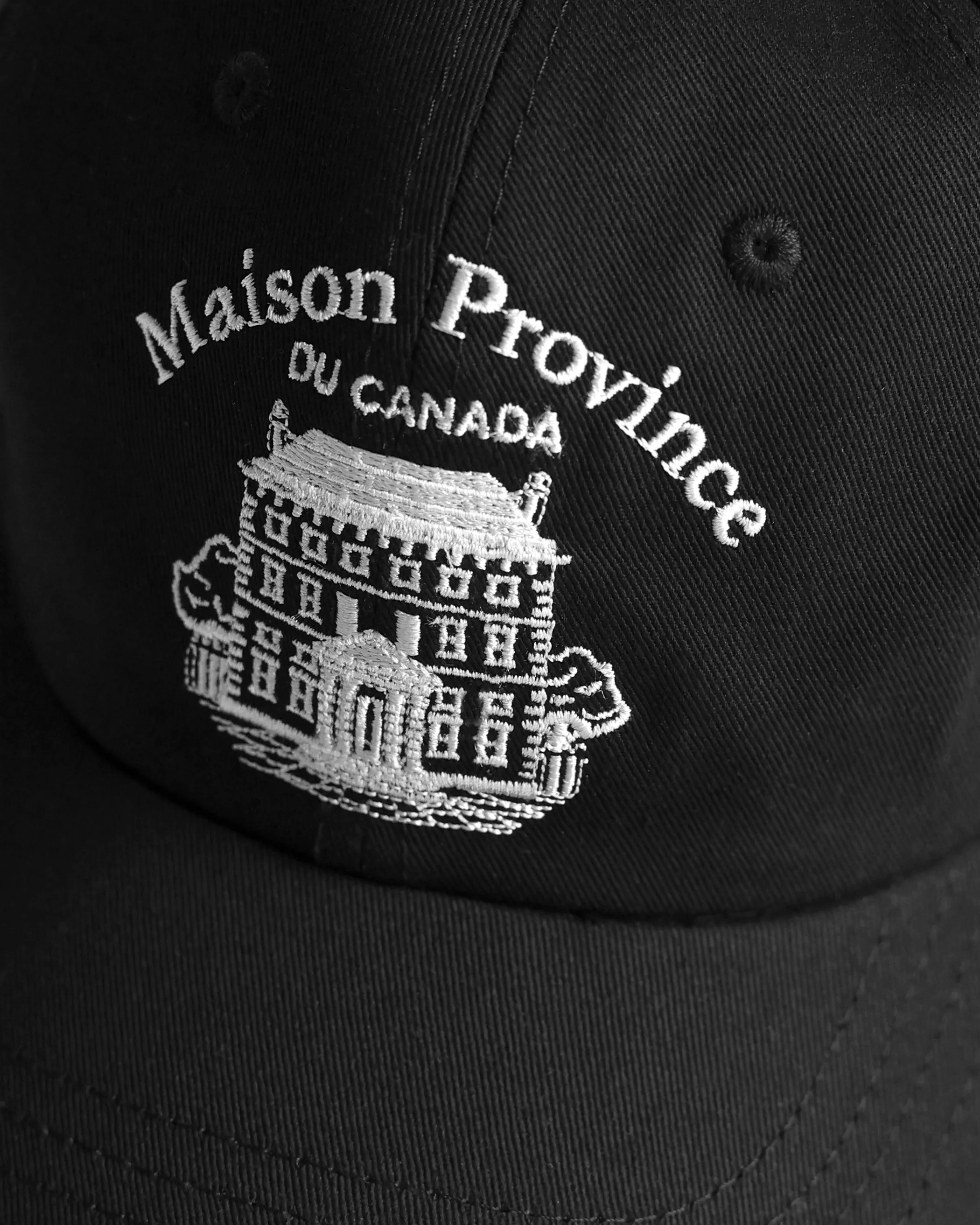 Maison Baseball Hat Black - Image 4