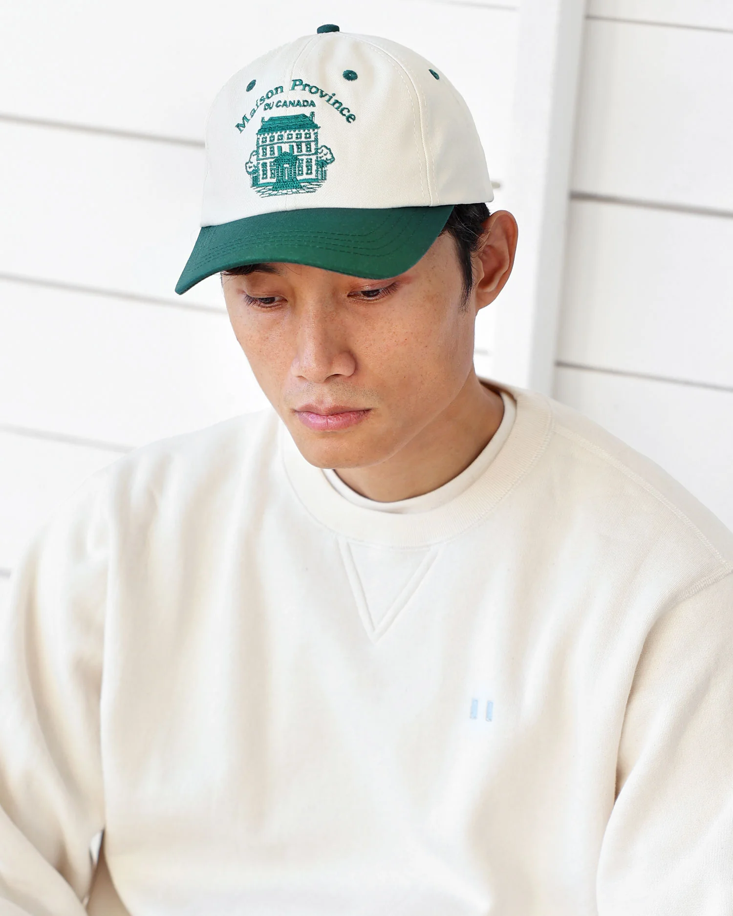 Maison Baseball Hat Natural Forest - Image 7