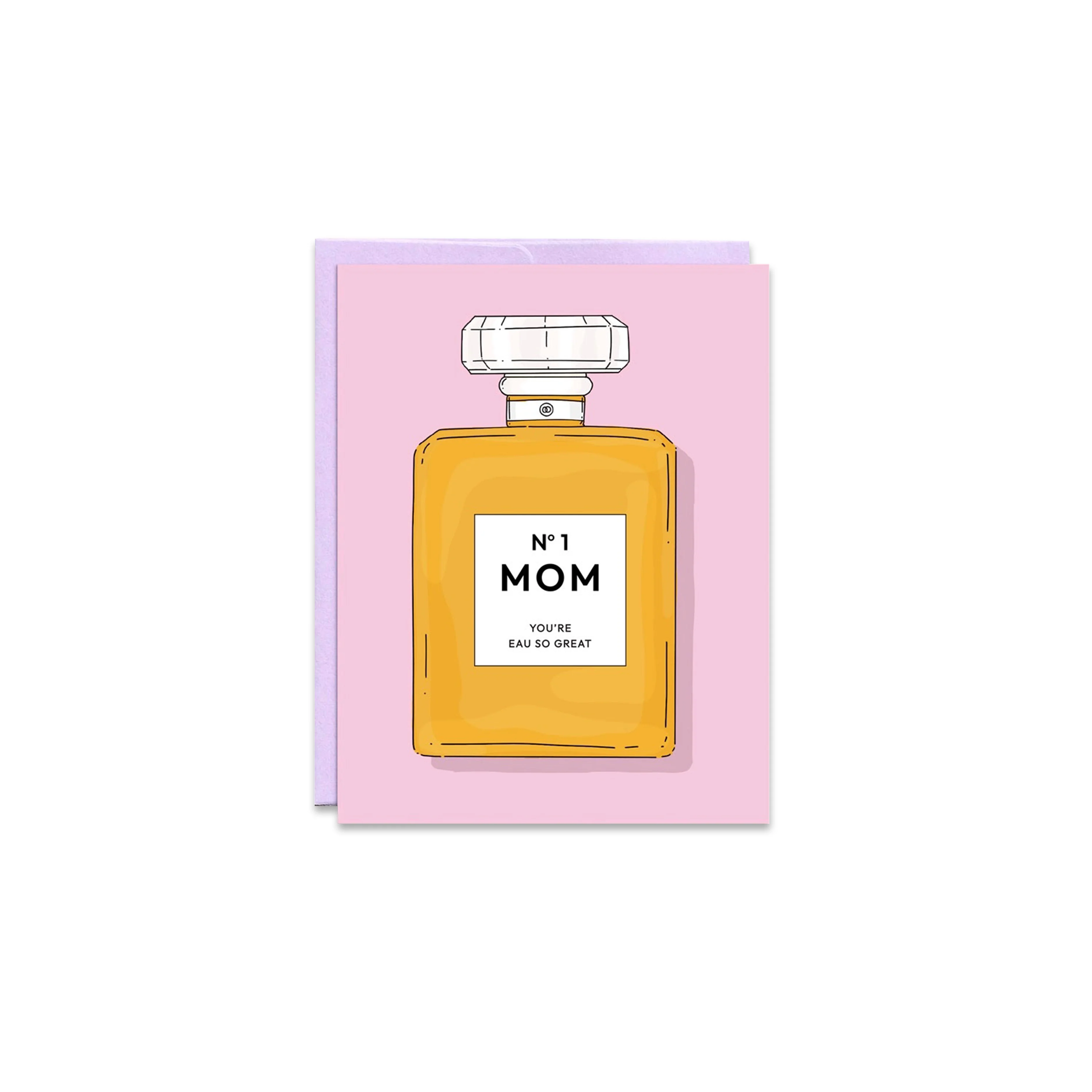 Mom Perfume Greeting Card