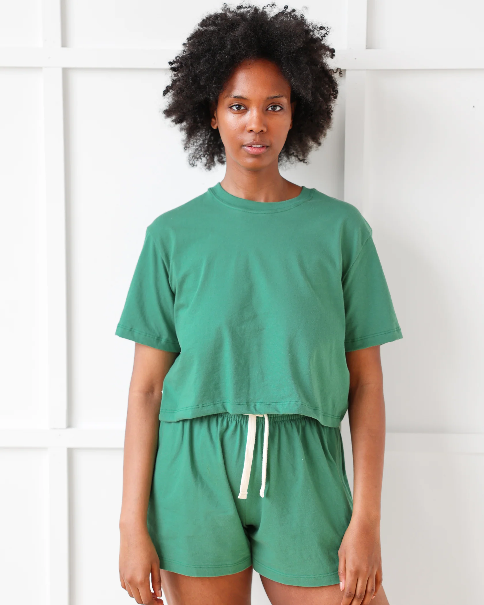 Monday Crop Top Green - Image 3