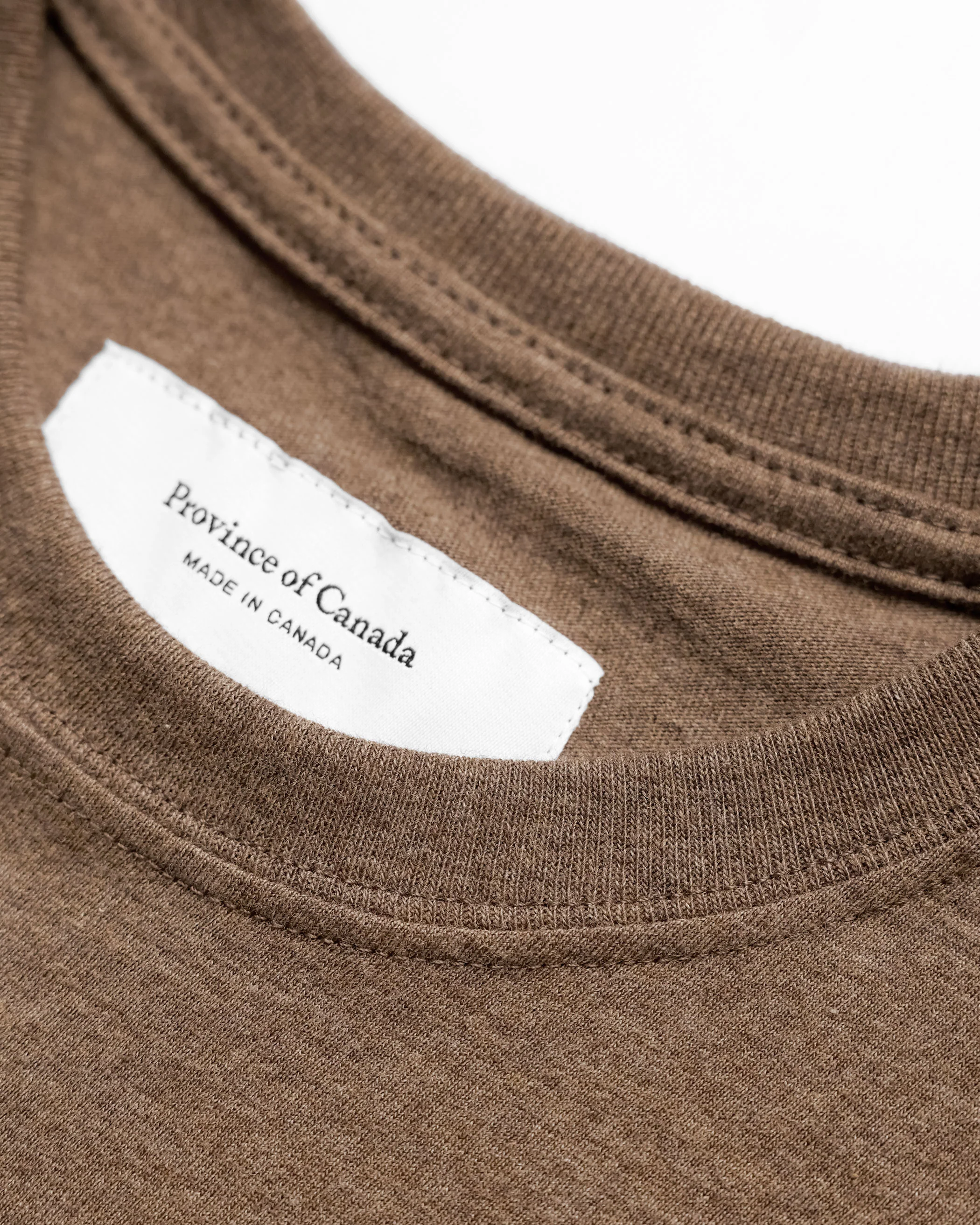 Monday Long Sleeve Crop Top Heather Brown - Image 5