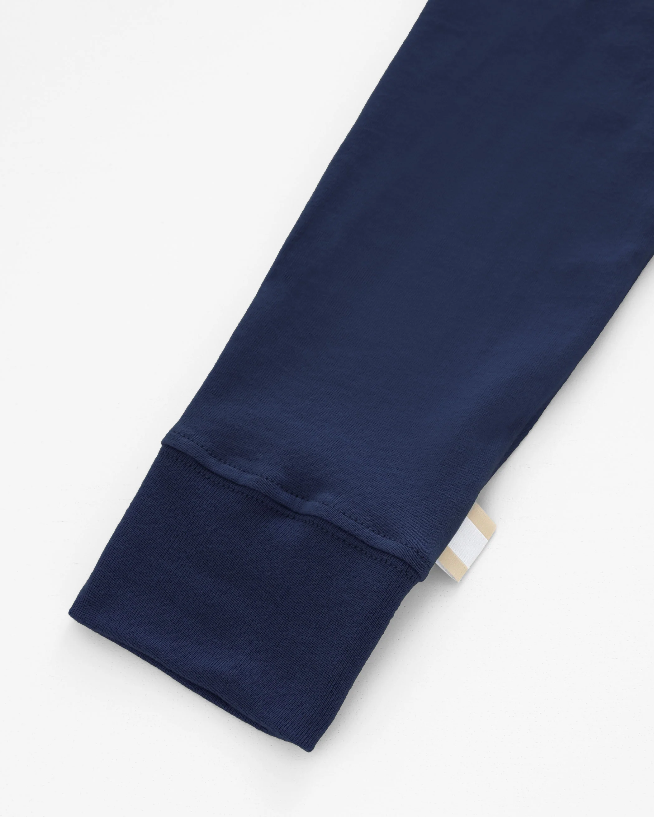 Monday Long Sleeve Crop Top Navy - Image 4