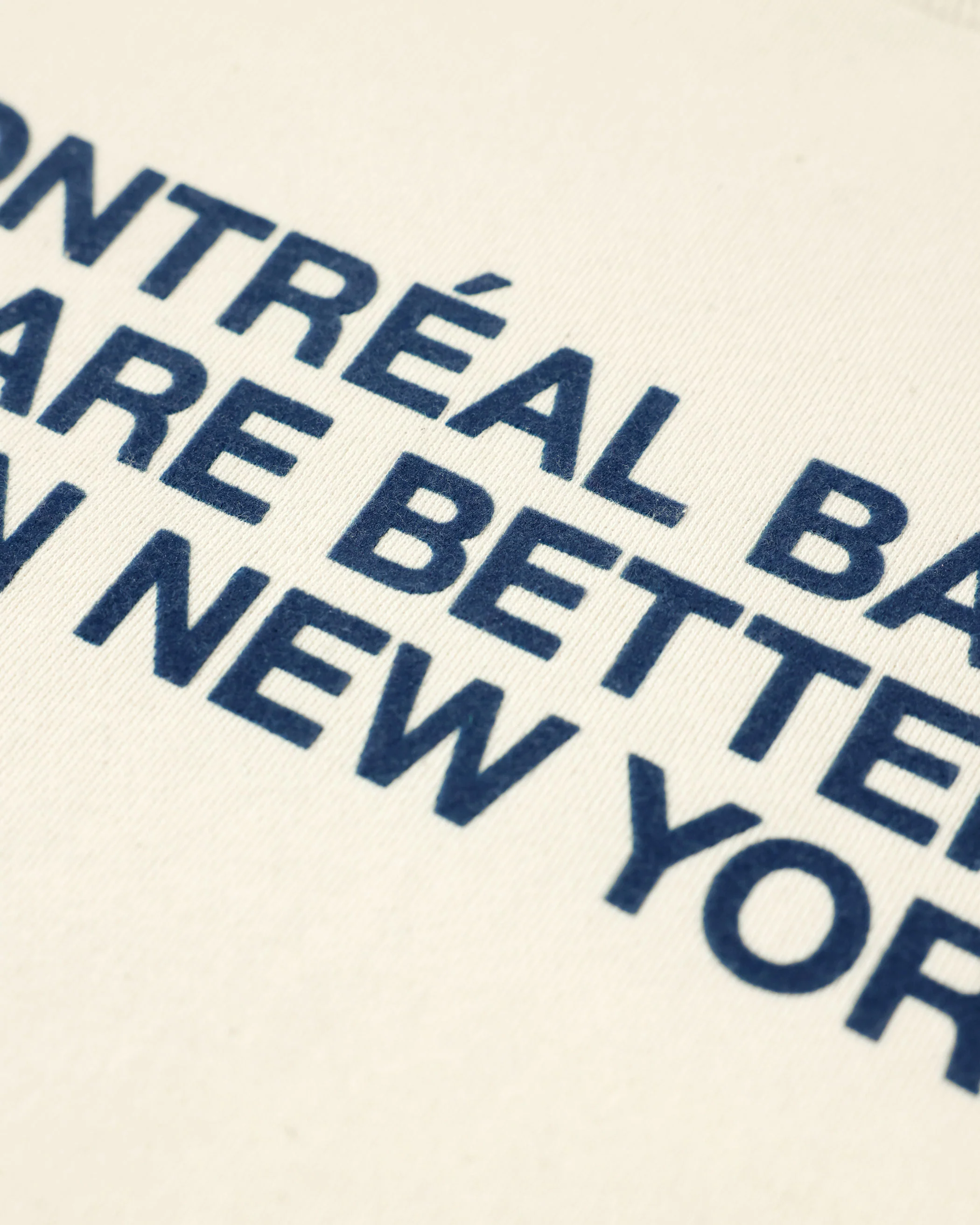 Montreal Bagels Sweatshirt Cream - Unisex - Image 5