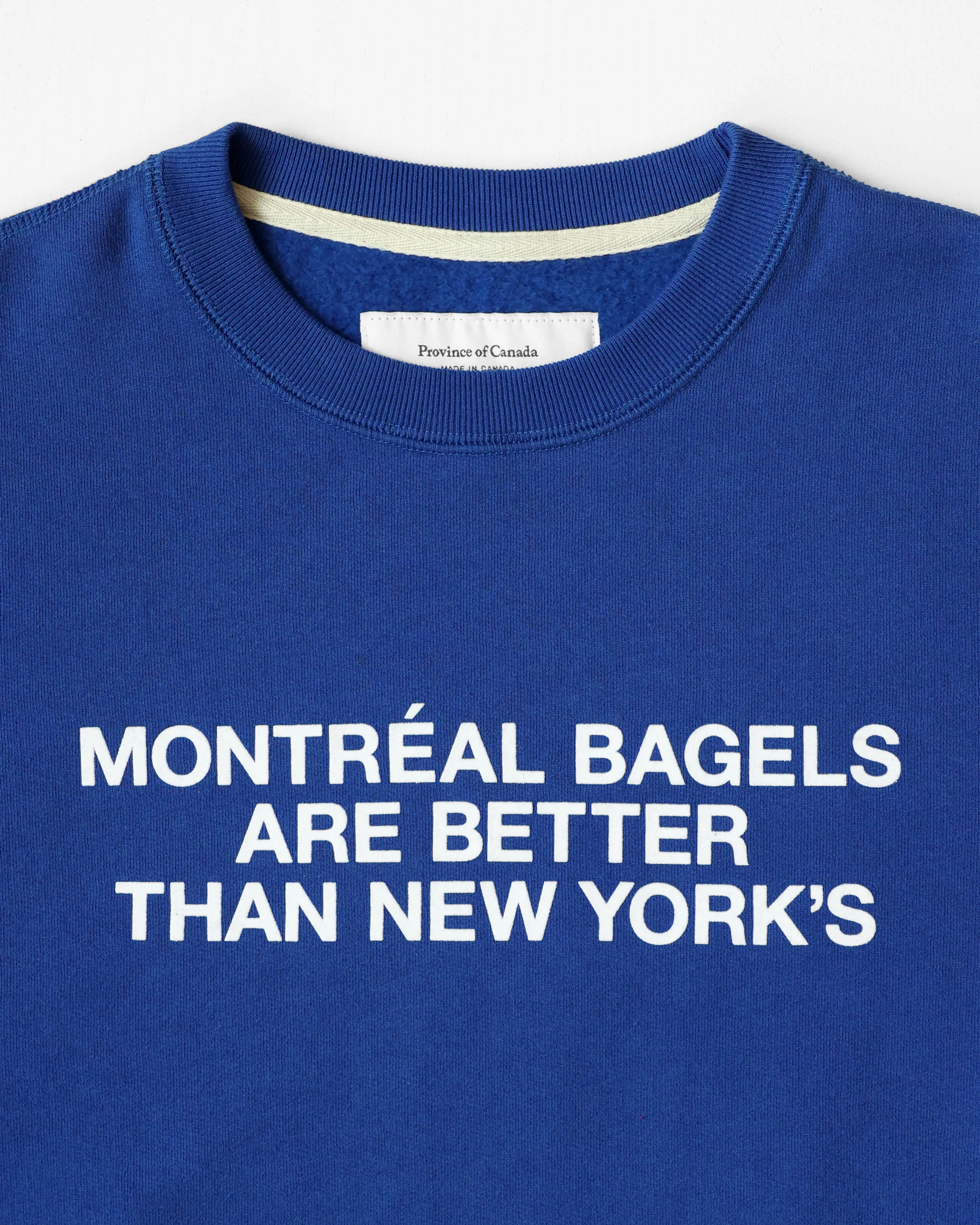 Montreal Bagels Sweatshirt Royal - Unisex - Image 4