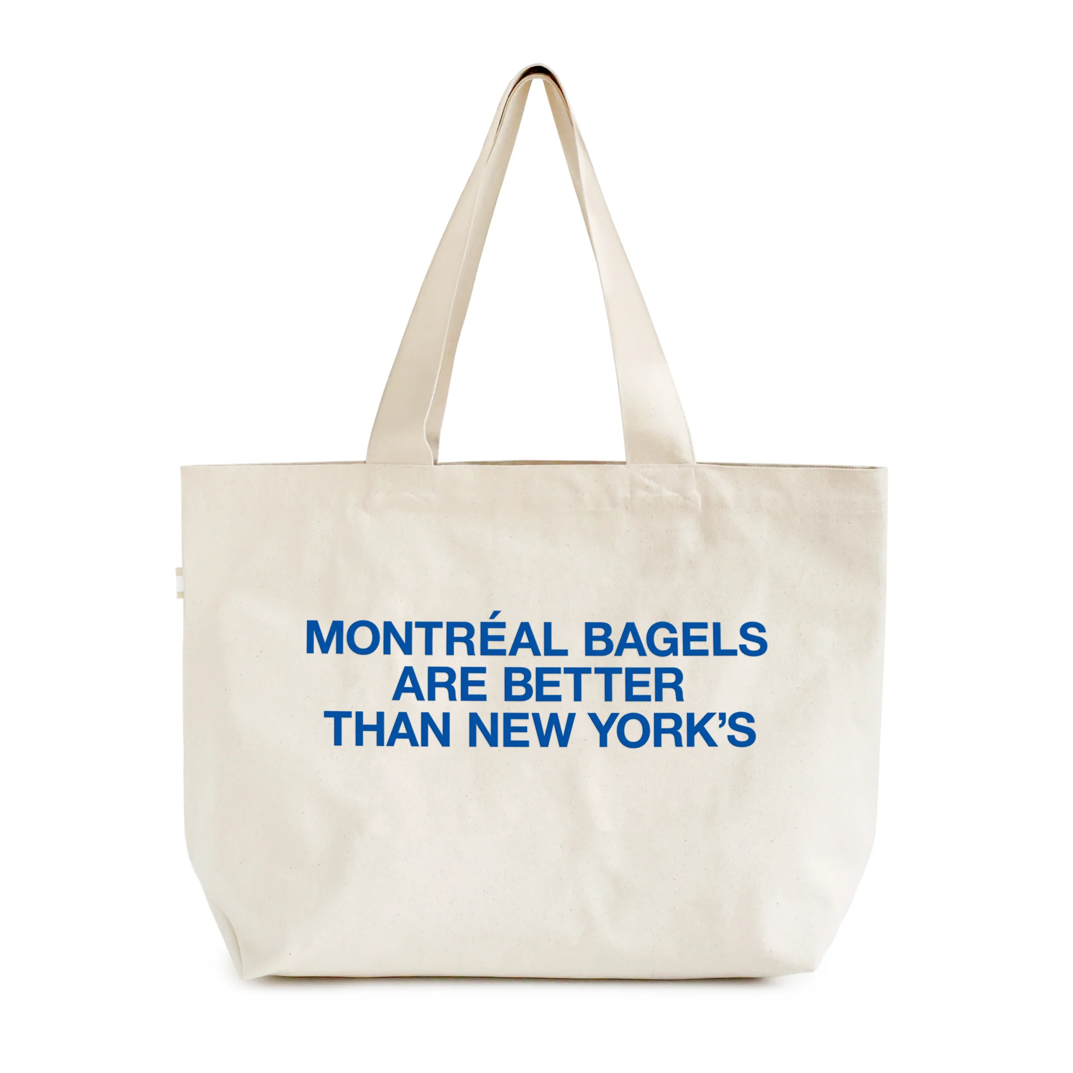 Montreal Bagels Tote Bag Natural