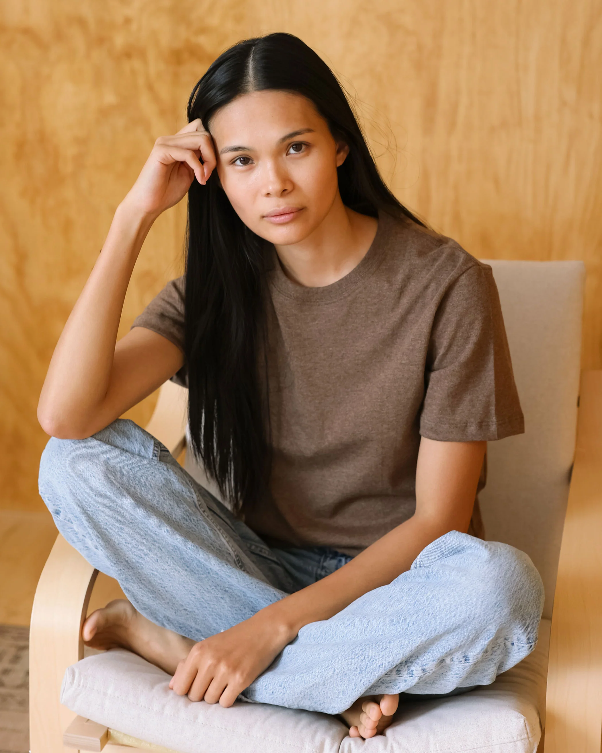 Monday Tee Heather Brown - Unisex - Image 3