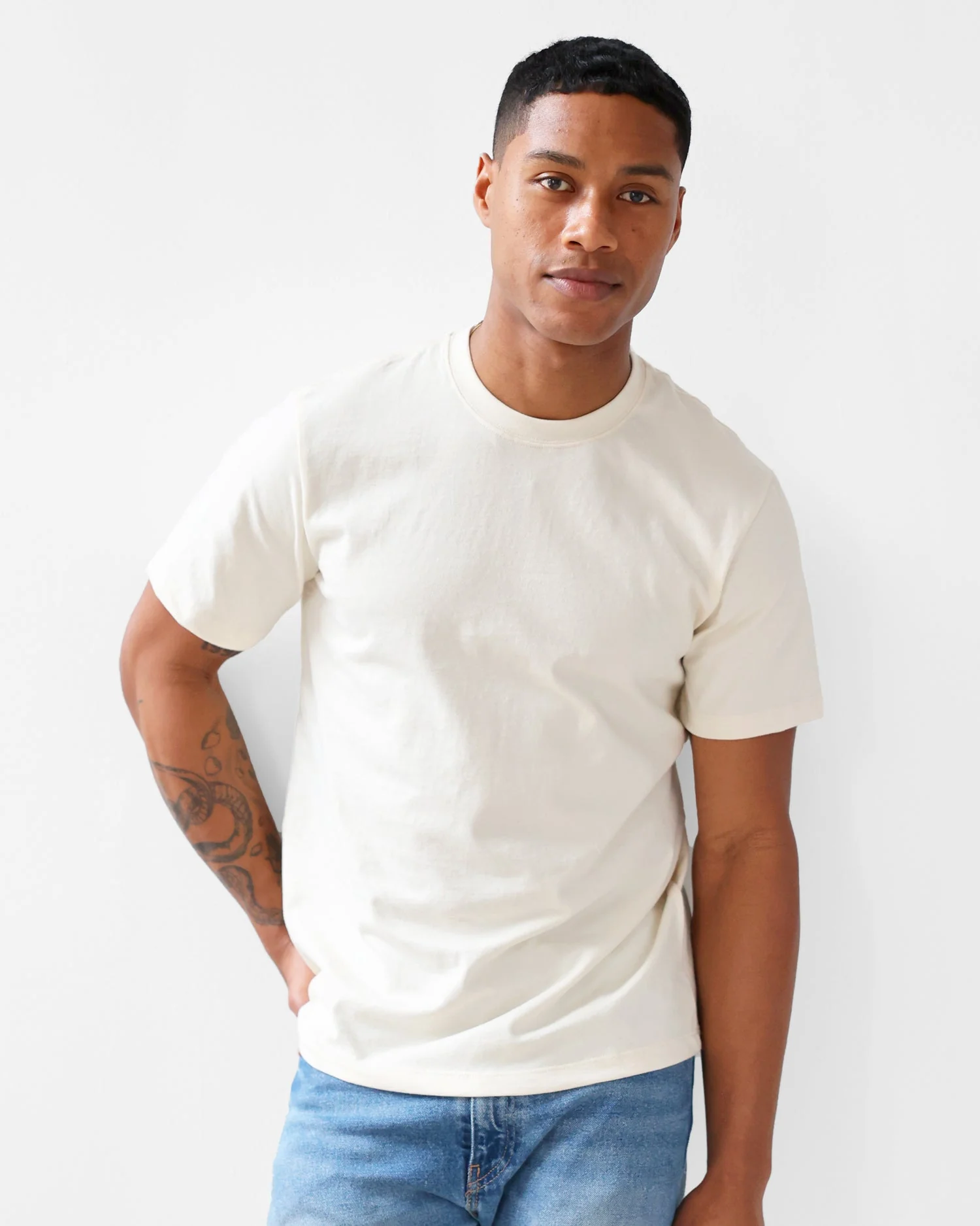 Monday Tee Natural - Unisex - Image 3