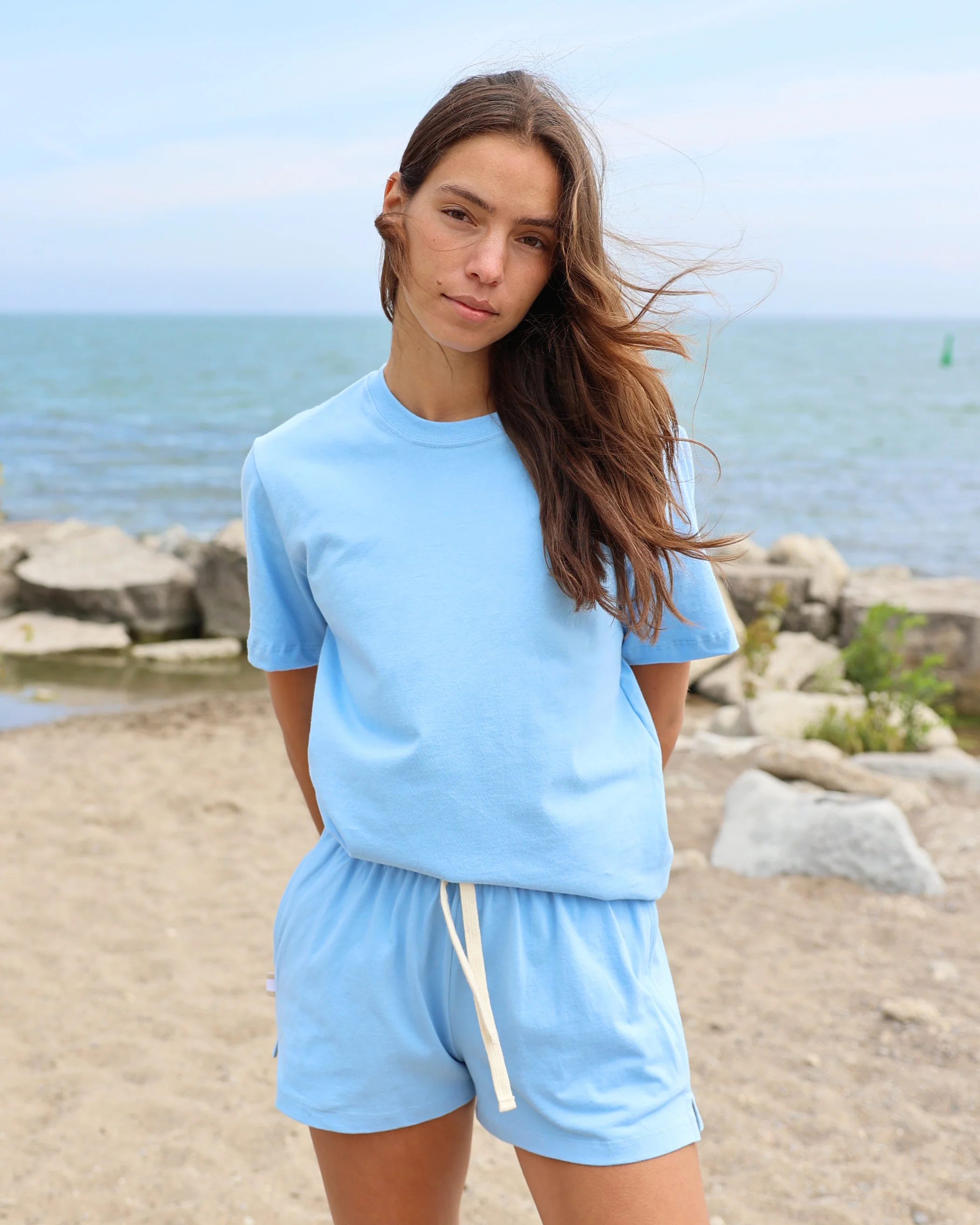 Monday Tee Sky Blue - Unisex - Image 2