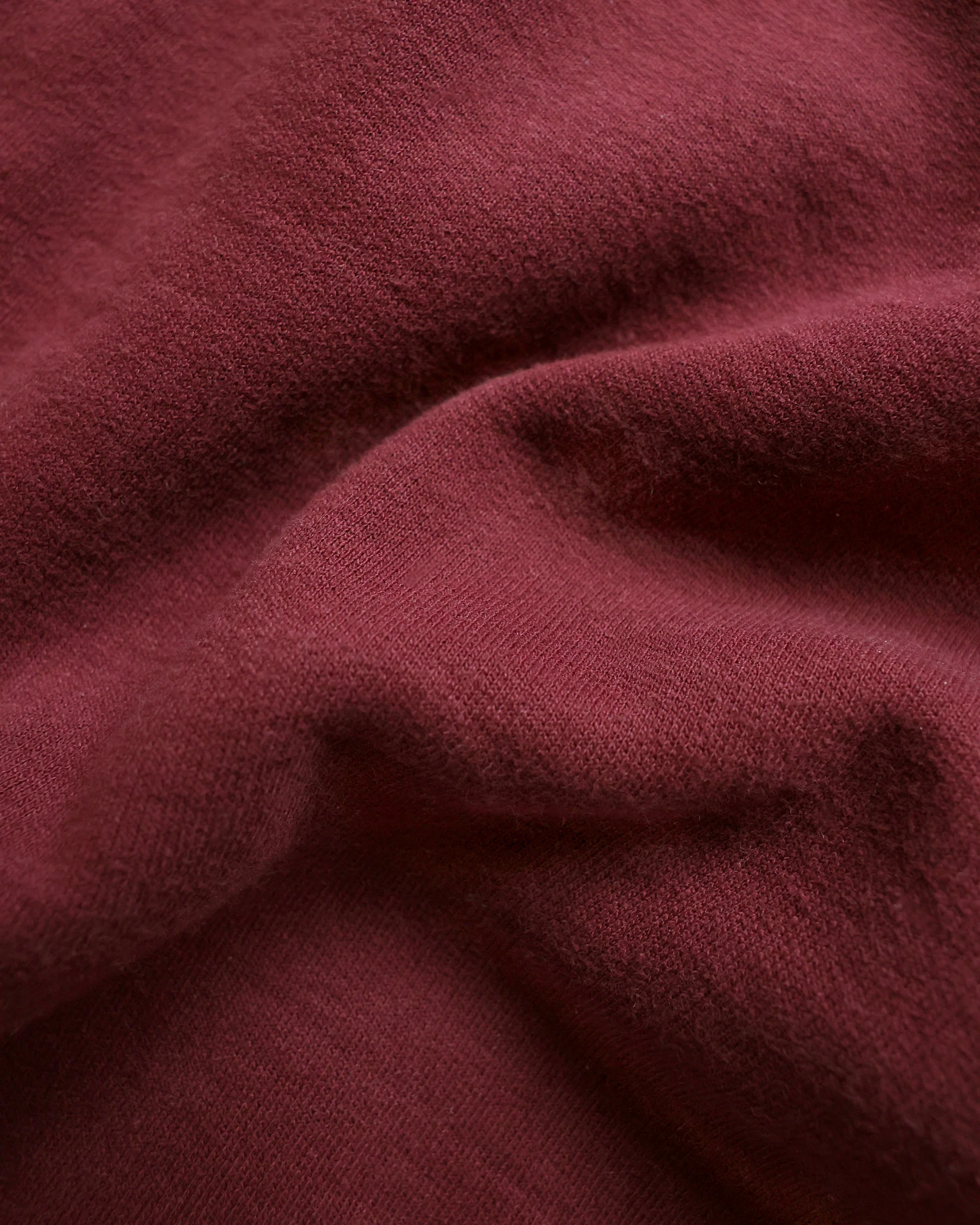 Ossington Fleece Sweatshirt Dark Burgundy - Unisex - Image 6