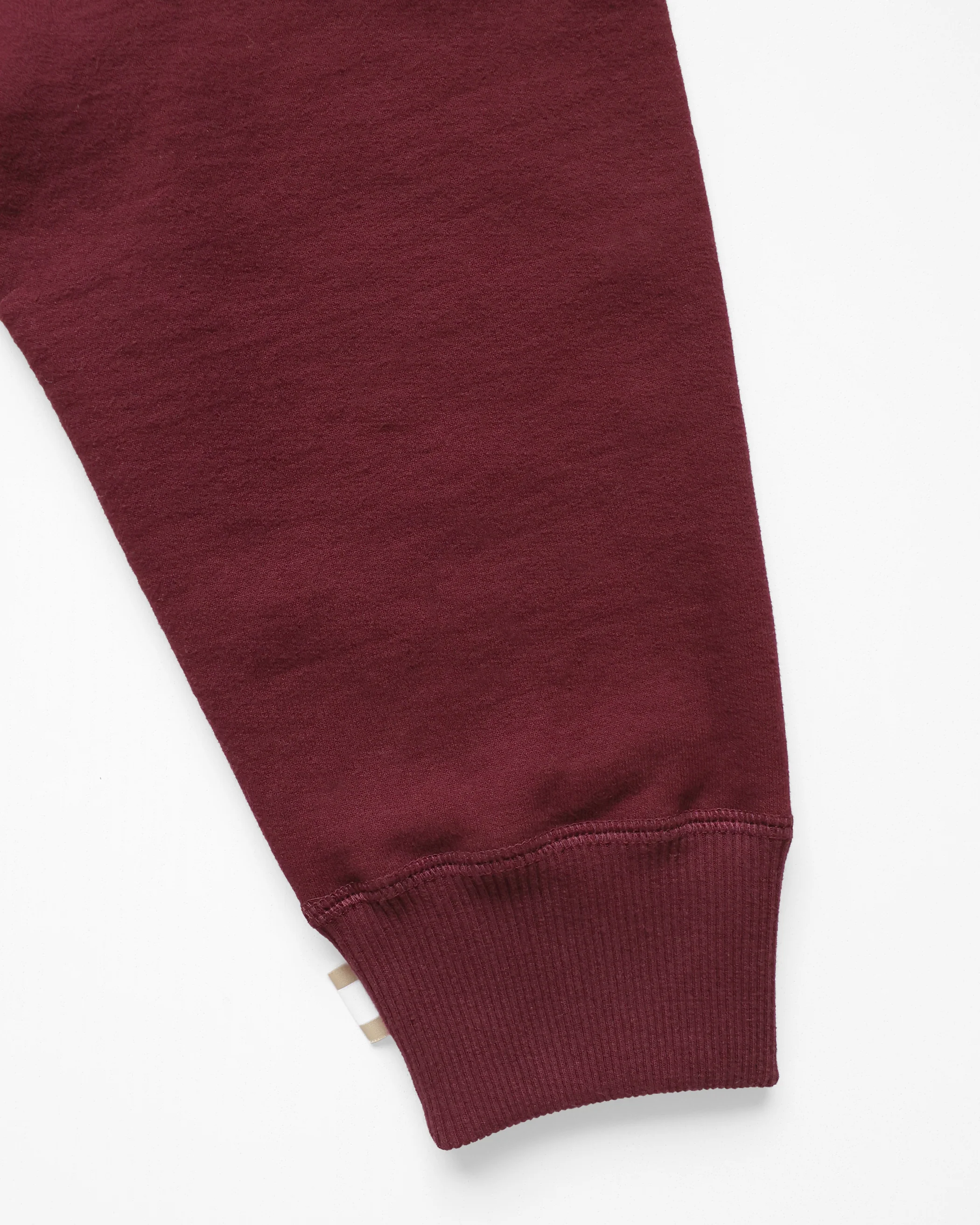 Ossington Fleece Sweatshirt Dark Burgundy - Unisex - Image 7
