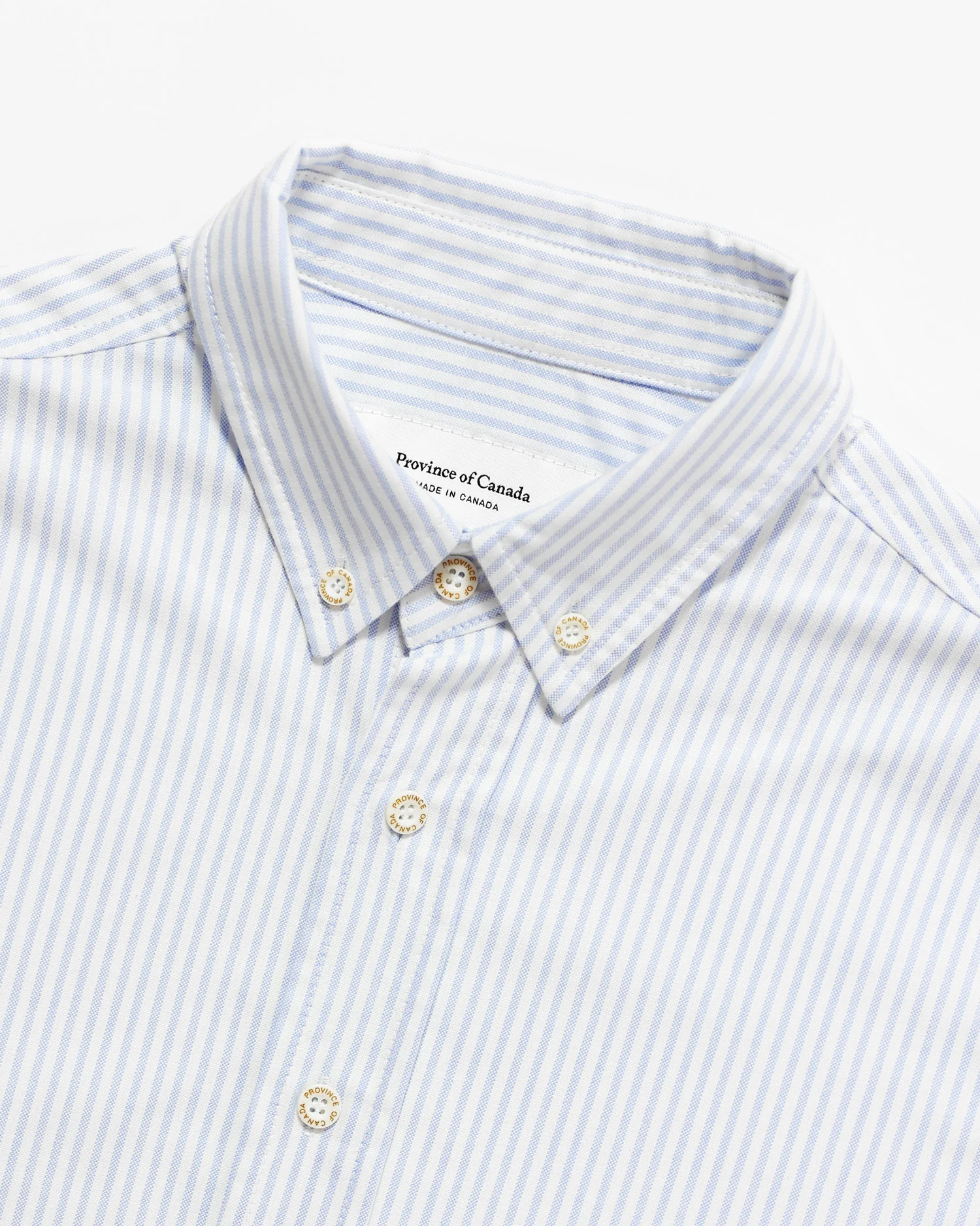 Oxford Stripe Shirt Blue - Unisex - Image 4