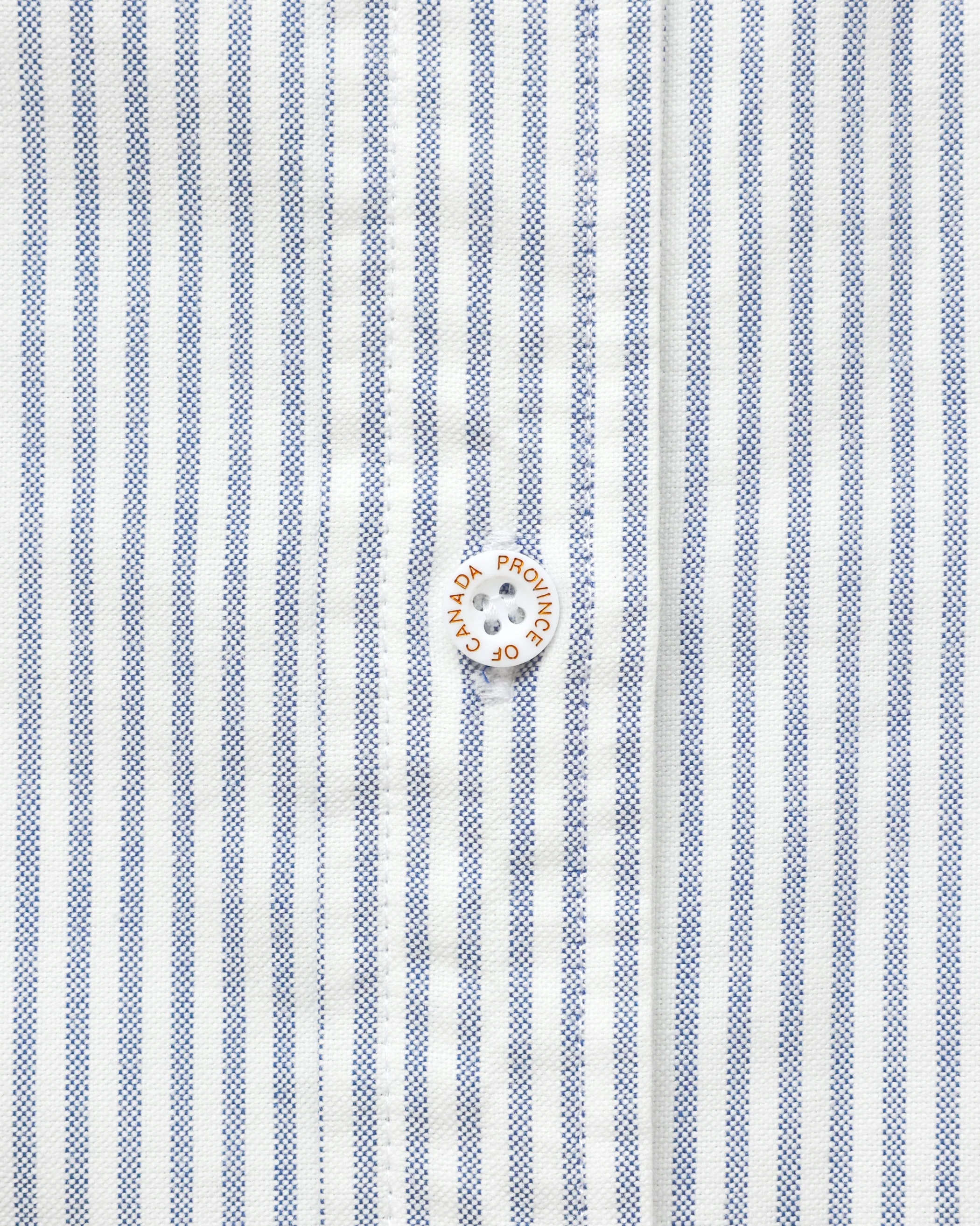 Oxford Stripe Shirt Navy - Unisex - Image 9