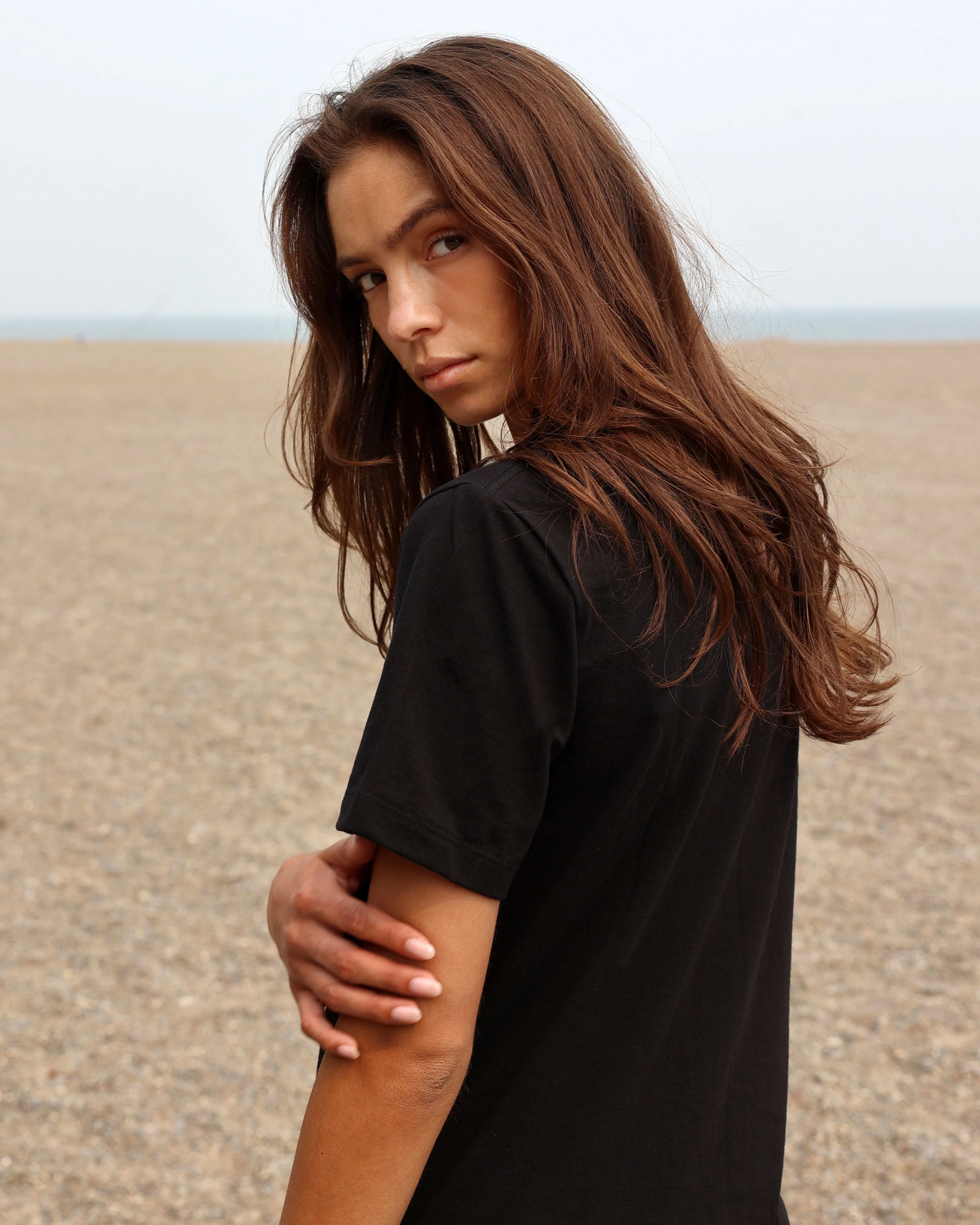 Pocket T-Shirt Dress Black - Image 11